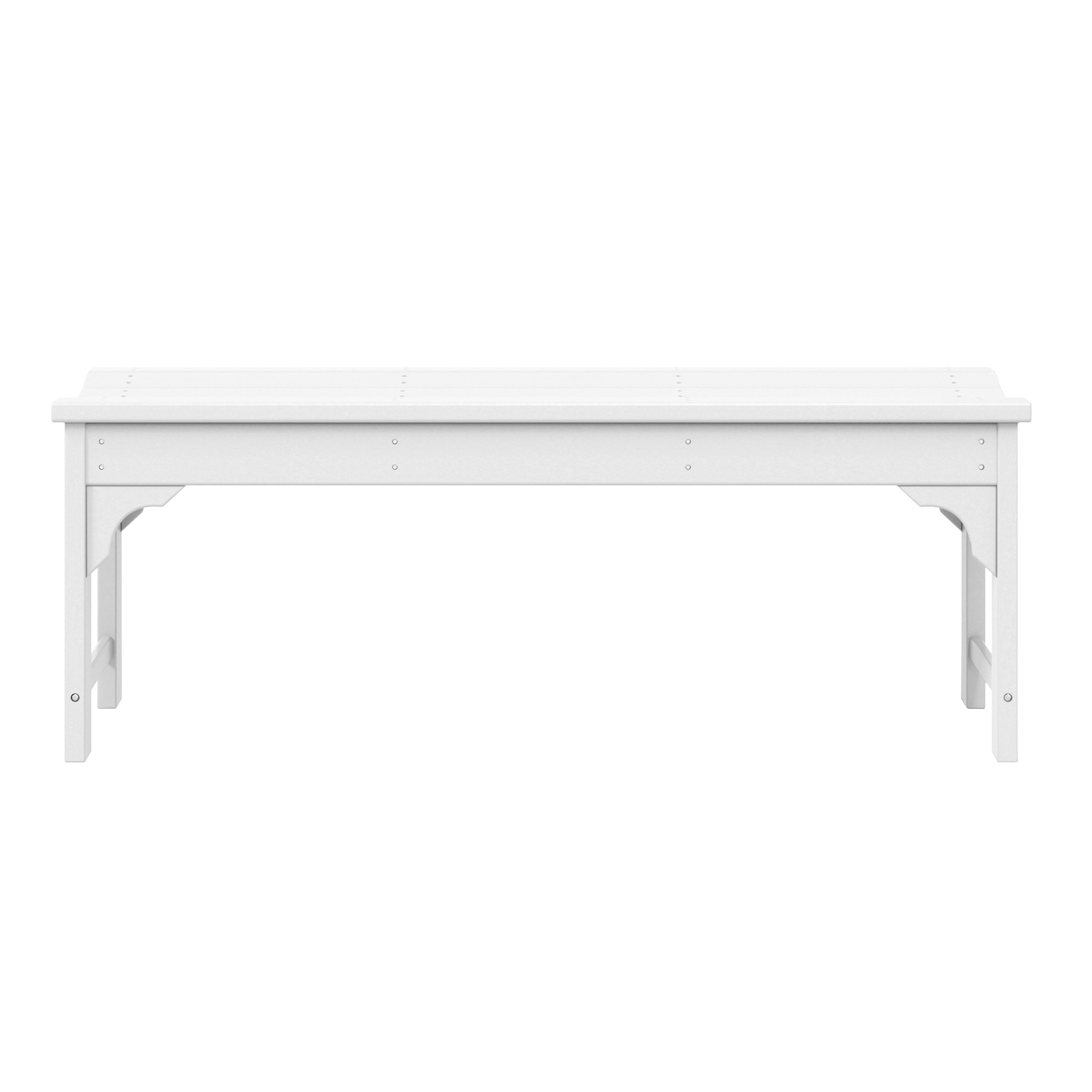 Paradise Westintrends 48" length backless Poly Westin Trendsod Outdoor / Garden bench