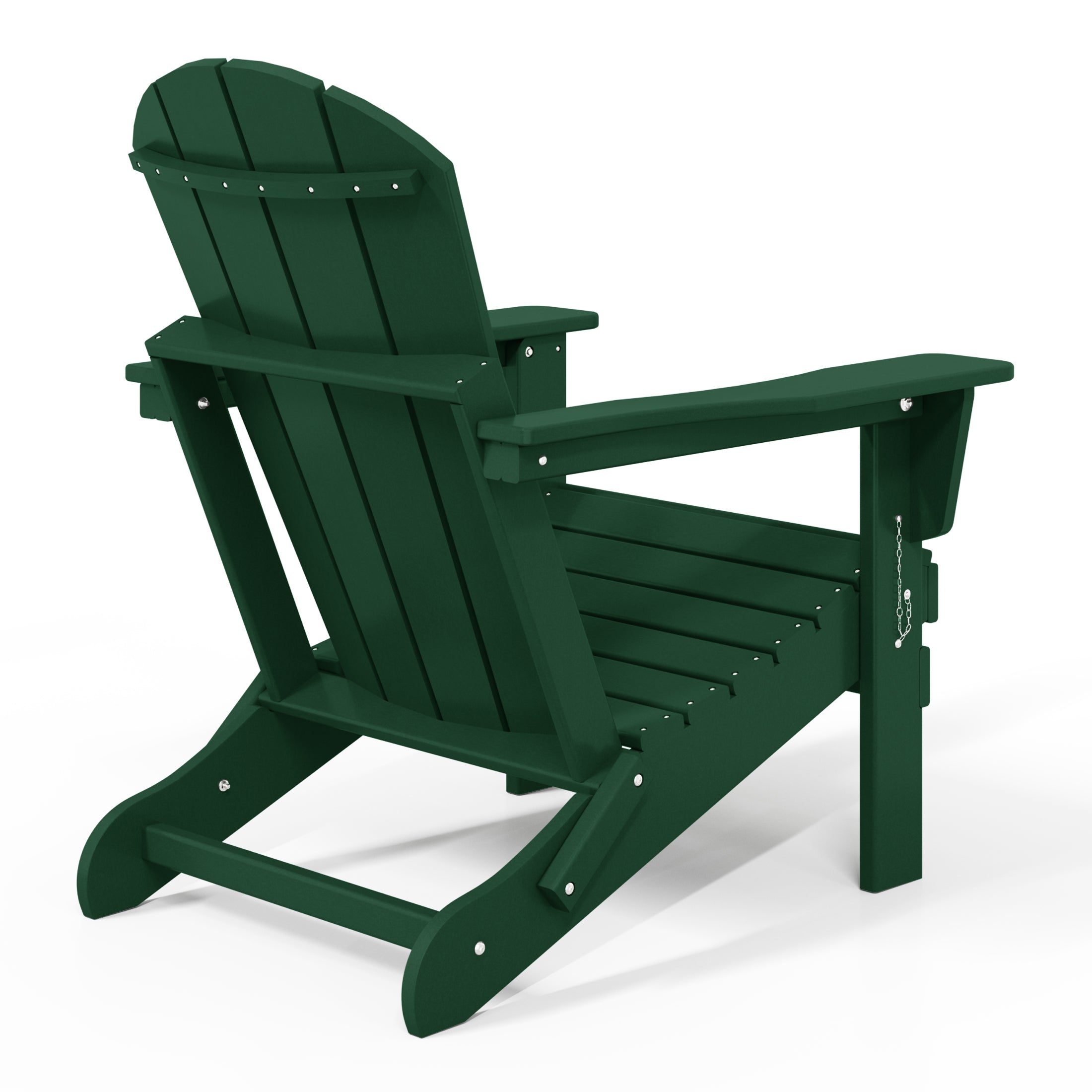 Paradise HDPE Outdoor Patio Folding Poly Adirondack Chair