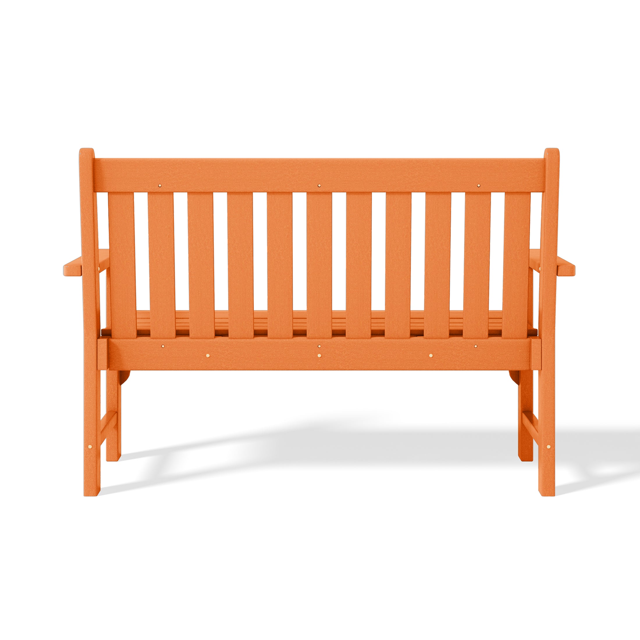 Paradise Outdoor 2-Person All-Weather HDPE Front Porch Garden Bench