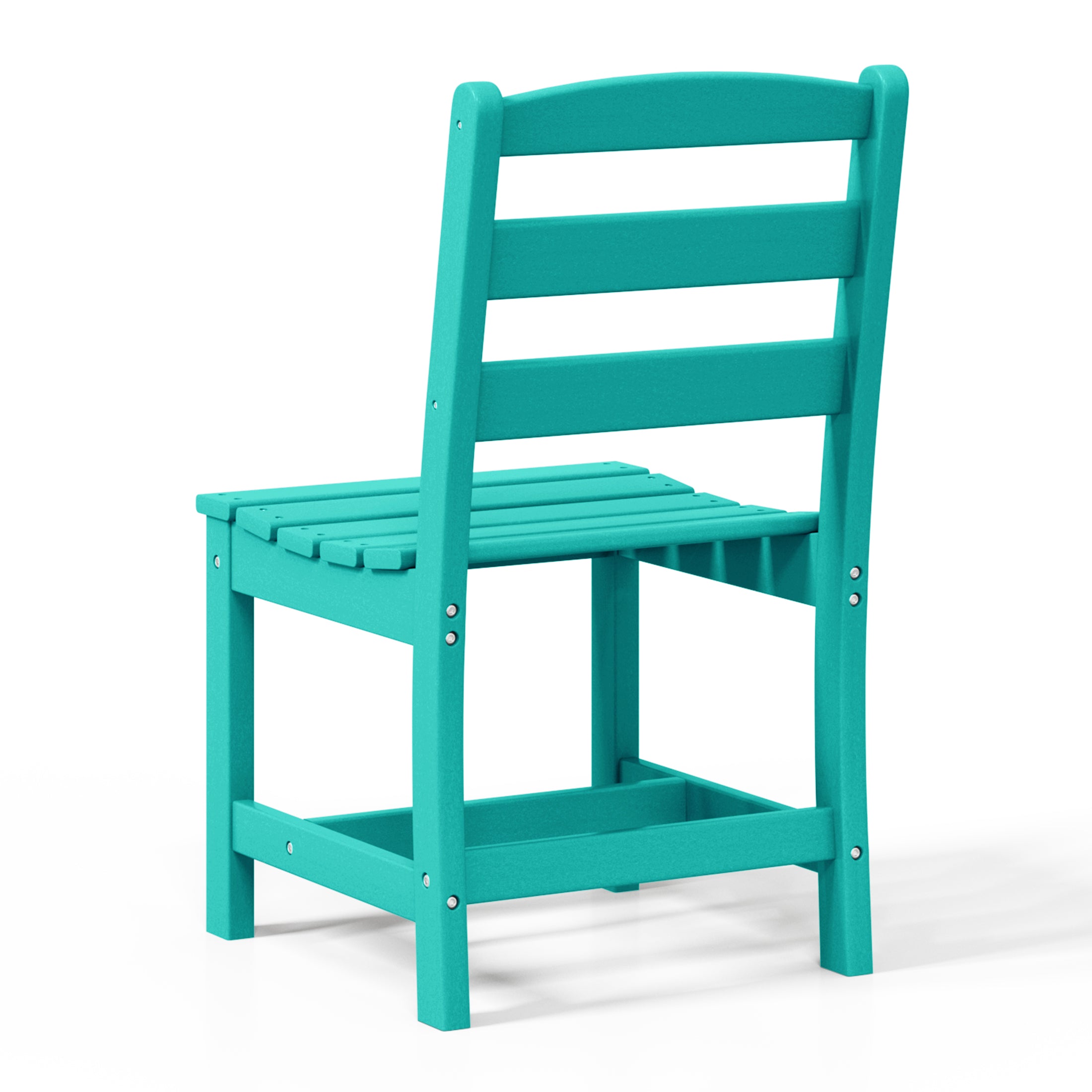 Palms Outdoor HDPE Patio Classic Armless Dining Side Chair