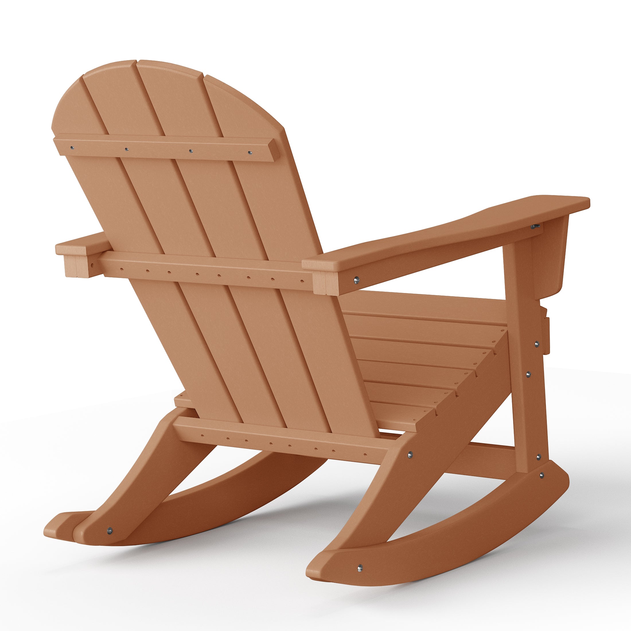 Paradise 2 piece set Outdoor / Patio Poly Adirondack rocking chairs ( 2 seater )