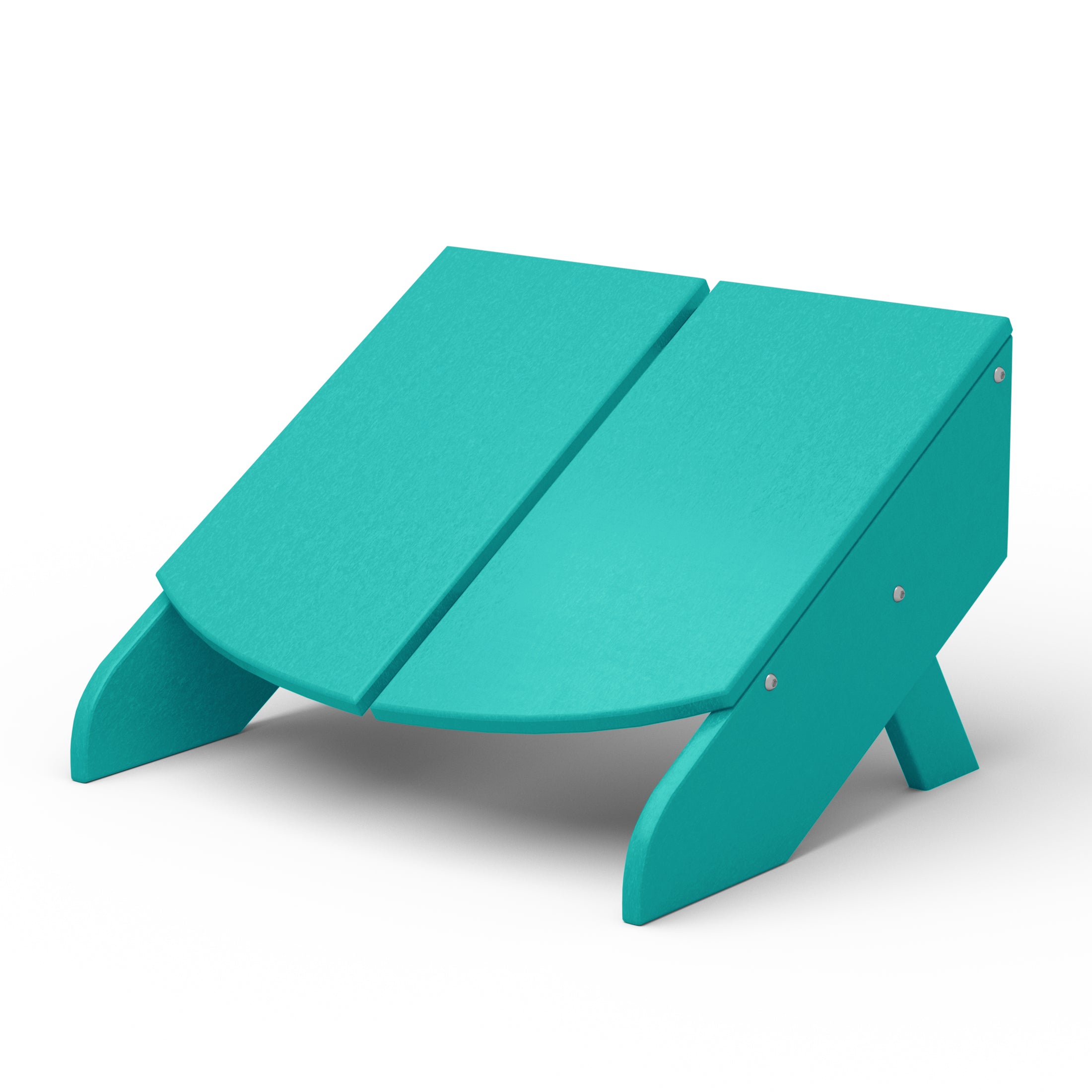 Seaview Modern HDPE Plastic Folding Patio Adirondack Ottoman