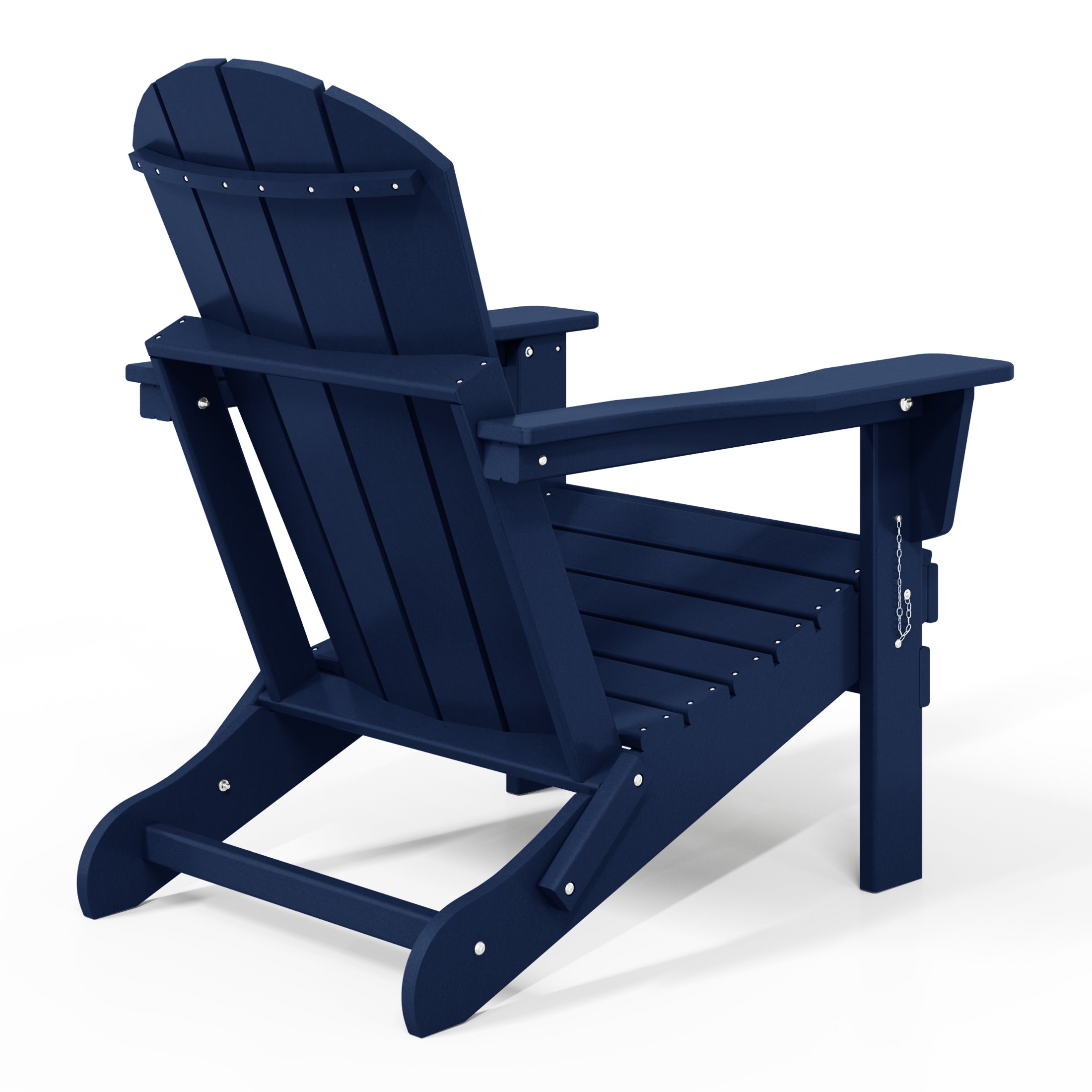 Paradise HDPE Outdoor Patio Folding Poly Adirondack Chair