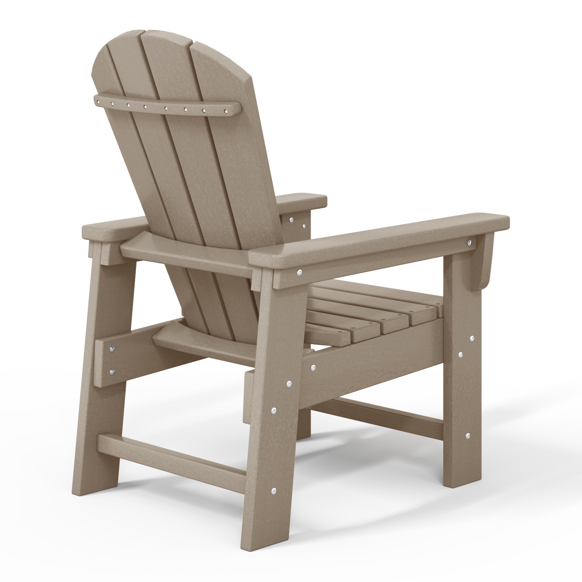 Paradise Kids Outdoor Adirondack Plastic Patio Chair (Set of 2)