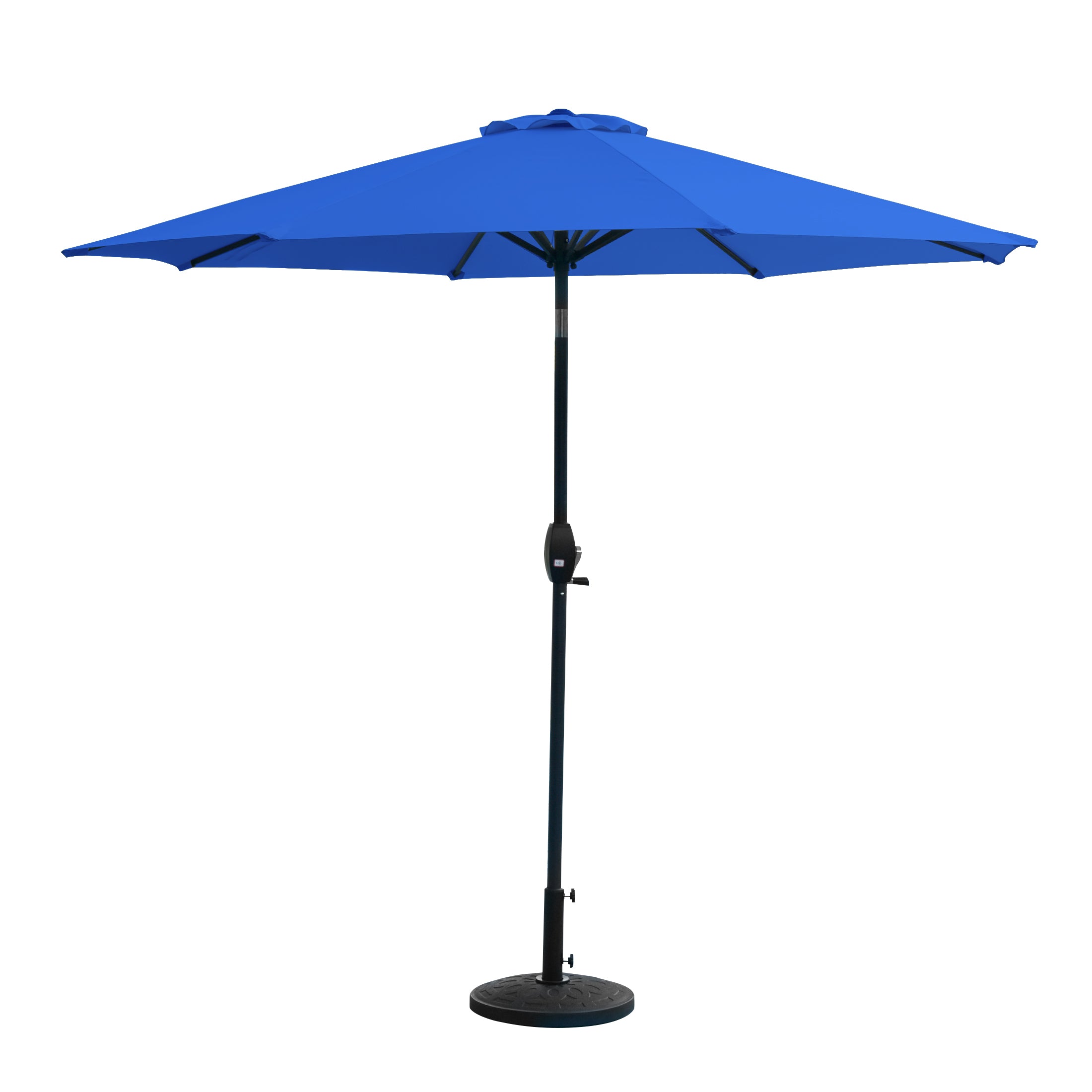Cabana 9 ft. Patio Table Umbrella with tilt, crank features and free standing weight base kit