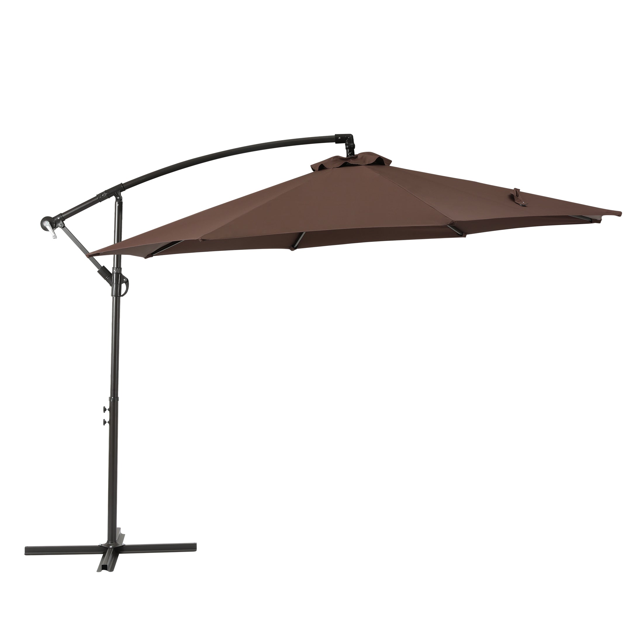 Elm 10 ft. Outdoor / Patio Cantilever Hanging Umbrella