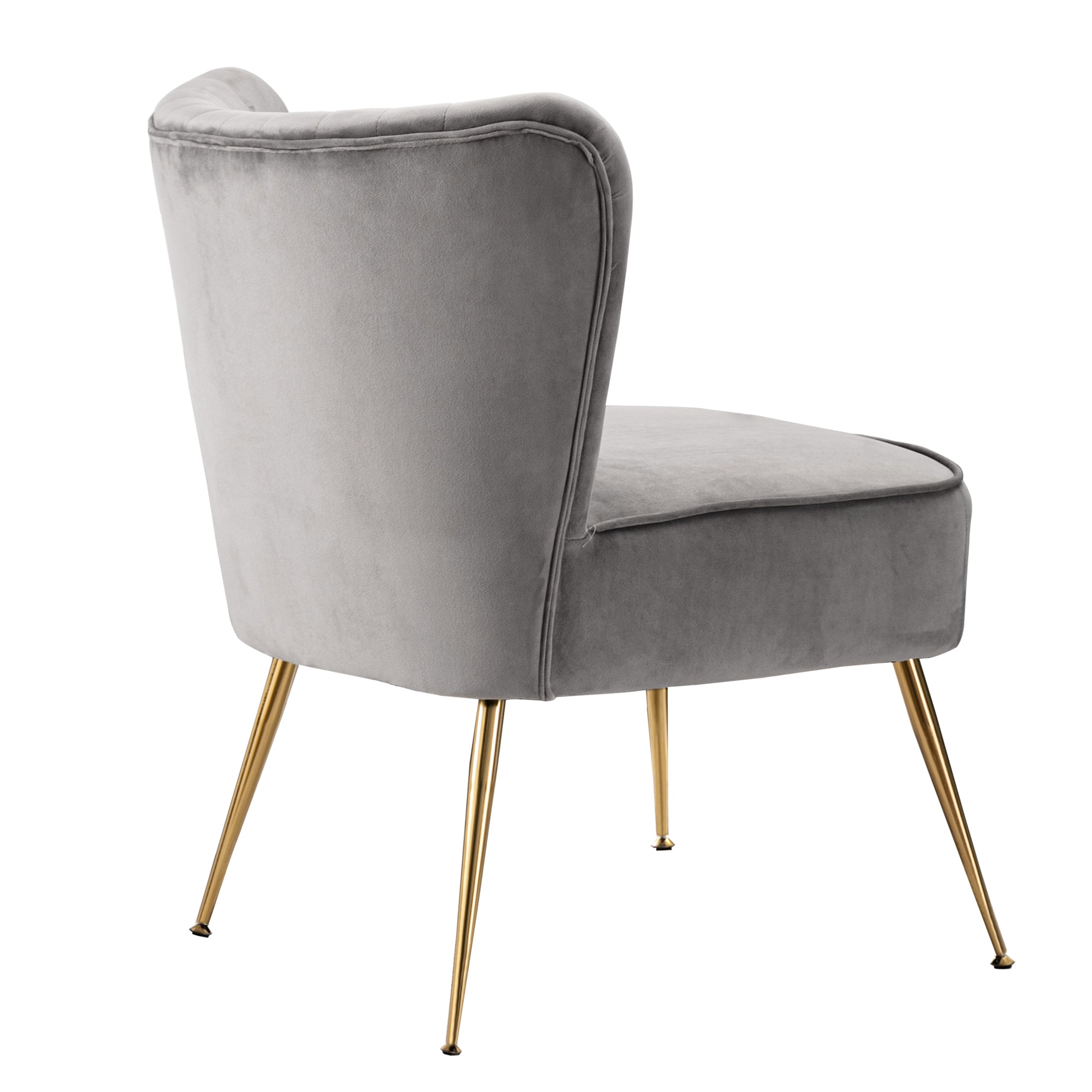 Alaia Mid Century Modern Tufted Velvet Loveseat Sofa and 22" Accent Chair 3-Piece Set