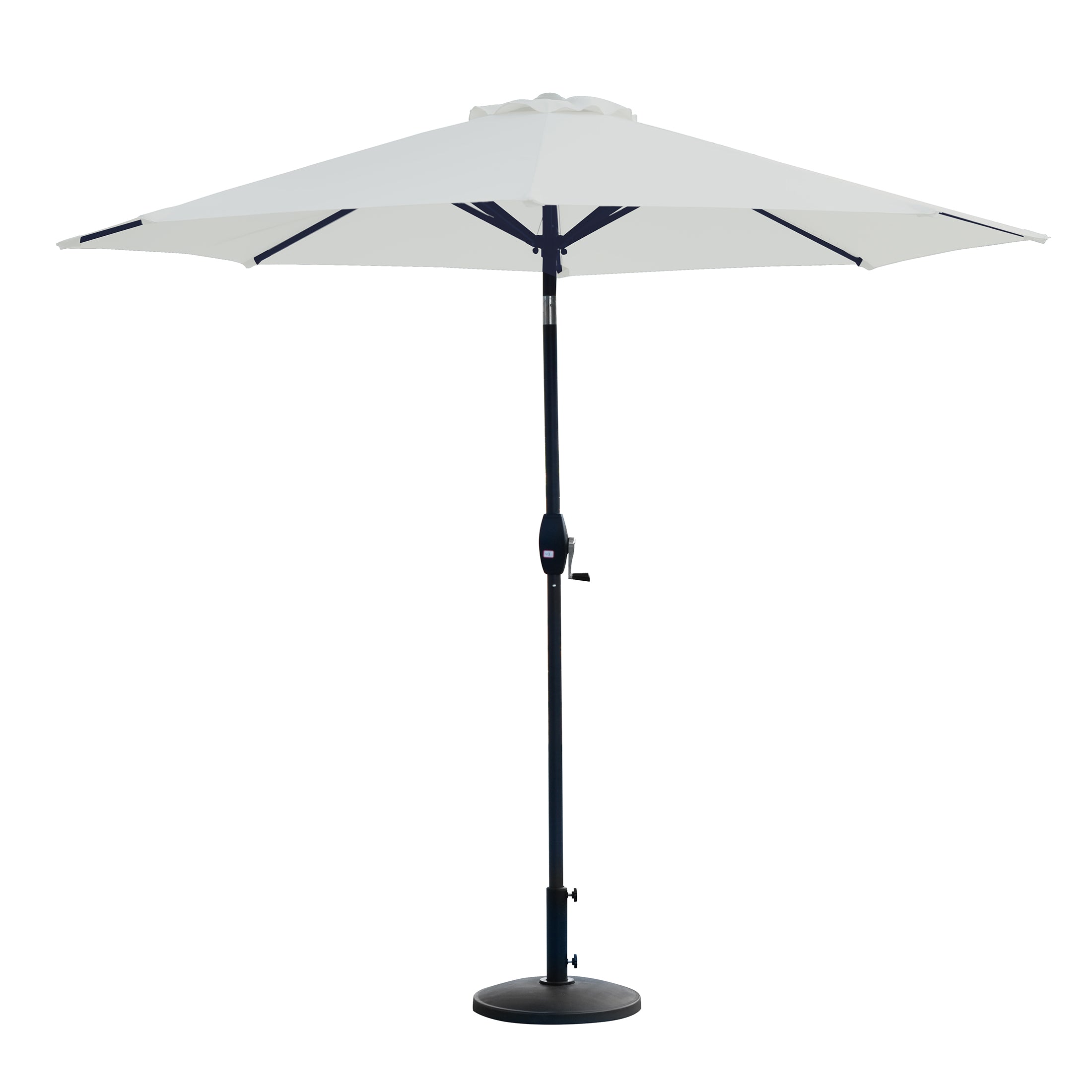 Cabana 9 ft. Patio Table Umbrella with tilt, crank features and free standing weight base kit
