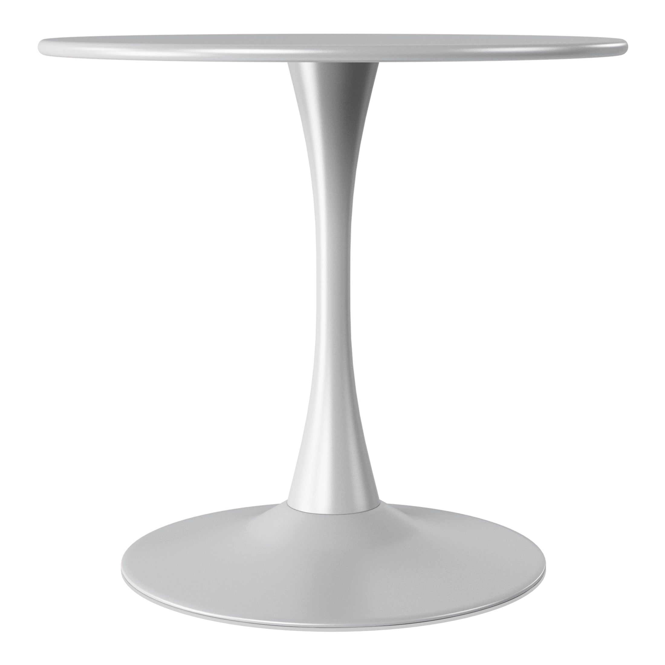Sunshine 31.5" Round Outdoor Indoor Metal Cocktail Dining Table