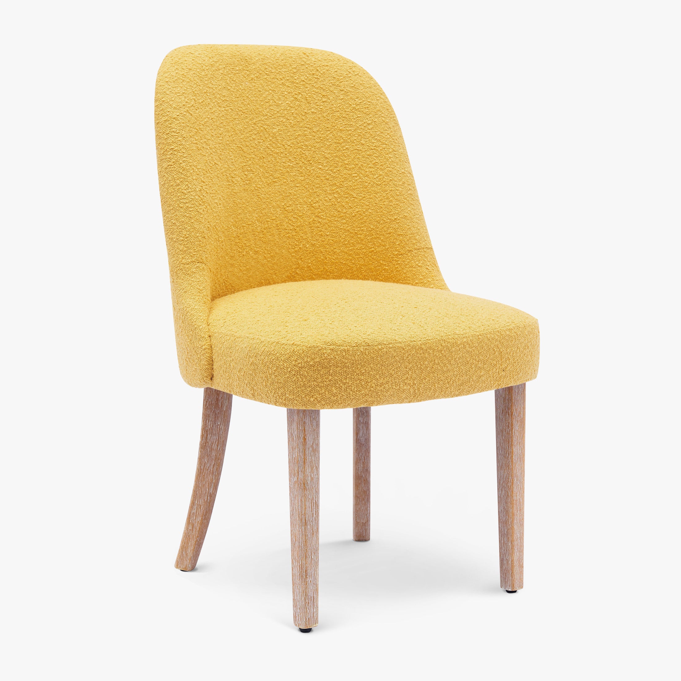 Amélie Mid-Century Modern Upholstered Boucle Dining Chair