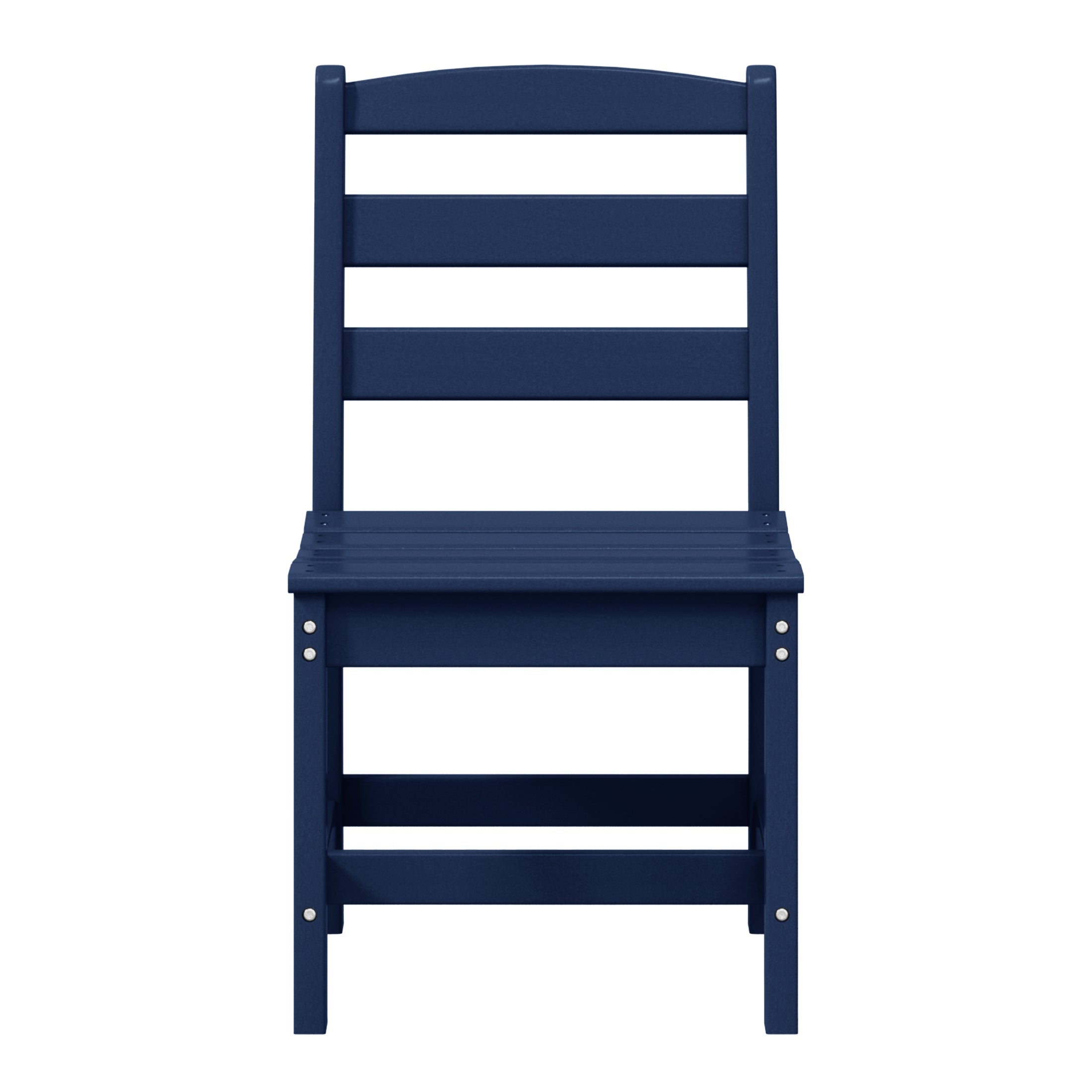 Palms Outdoor HDPE Patio Classic Armless Dining Side Chair