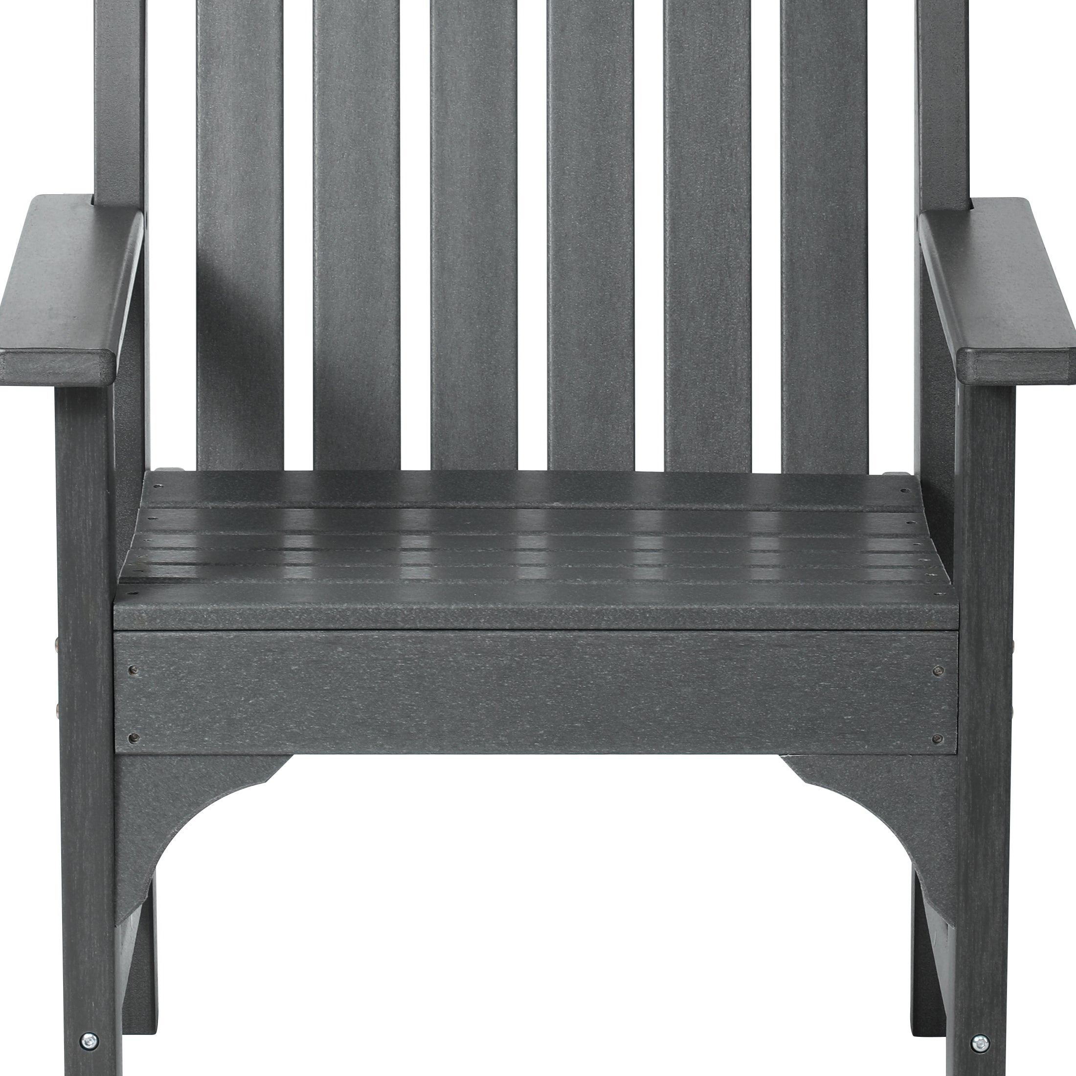 Paradise 5-Piece HDPE Outdoor Patio Chair and Square Table Dining Set