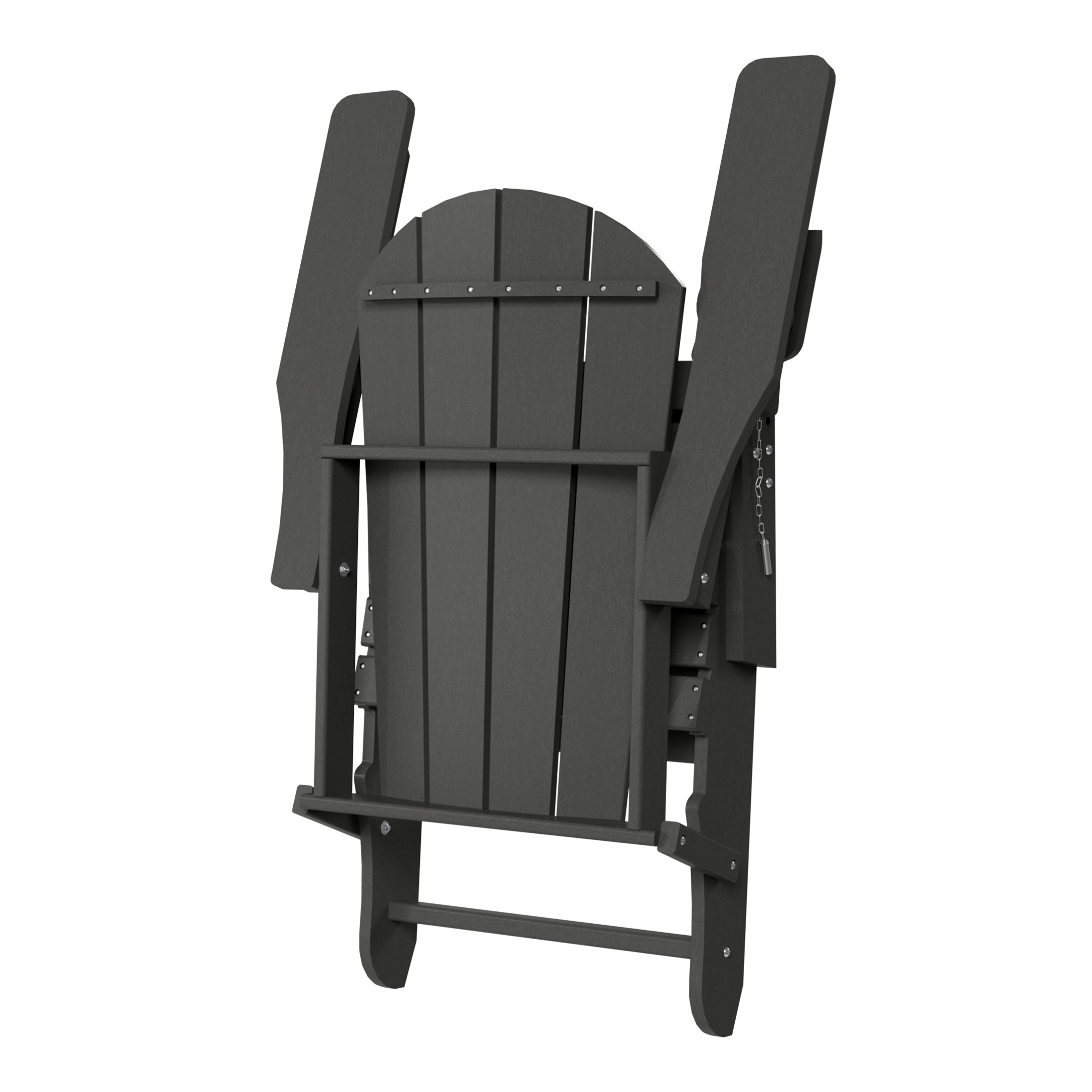 Paradise Folding Adjustable Adirondack Chair with Retractable Ottoman and Cup Holder