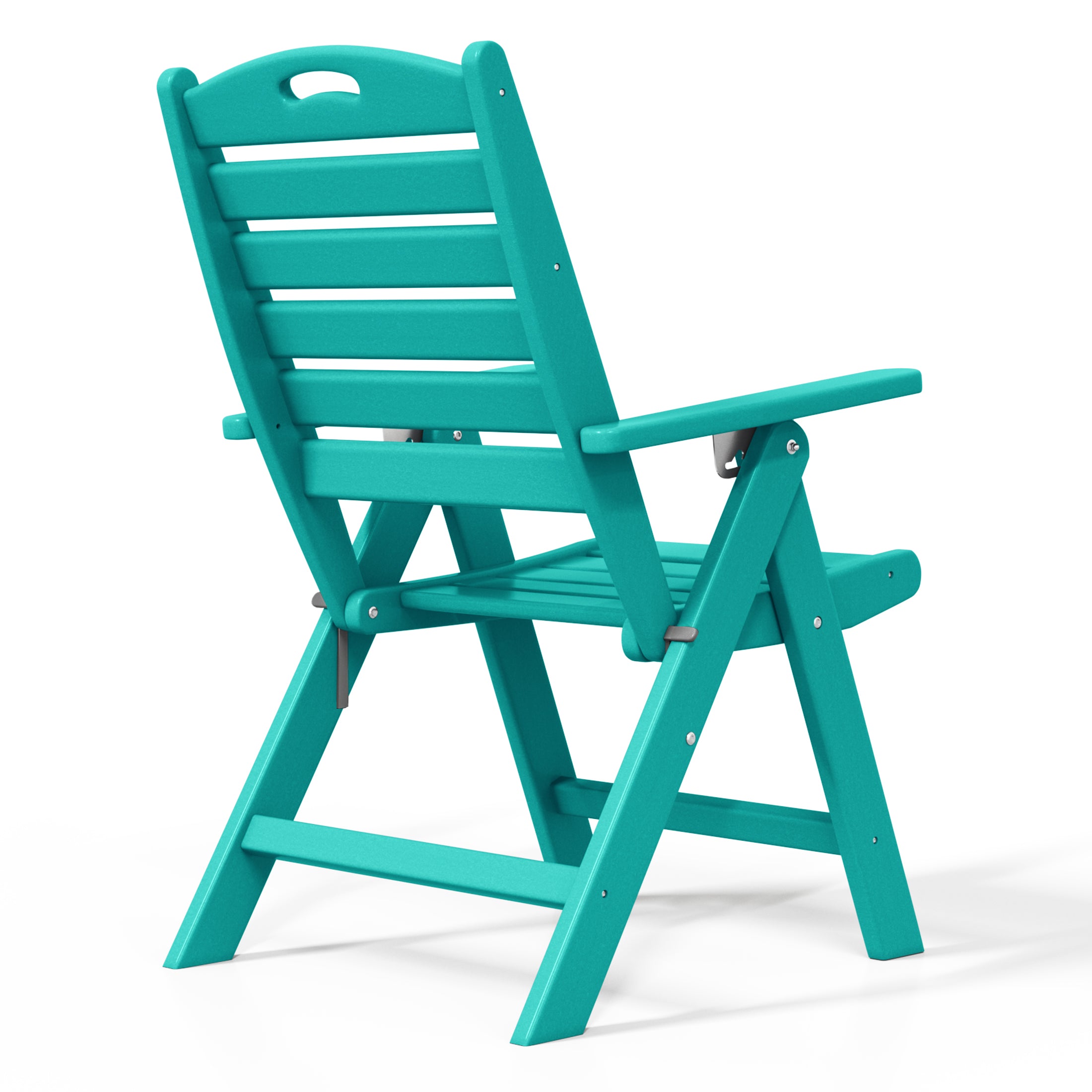 Paradise HDPE Adjustable Highback Folding Patio Dining Chair