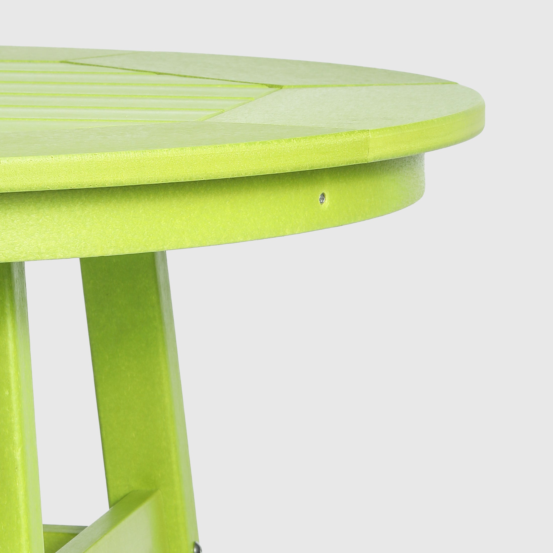 Paradise Outdoor 35" HDPE Round Patio Counter Height Bar Table