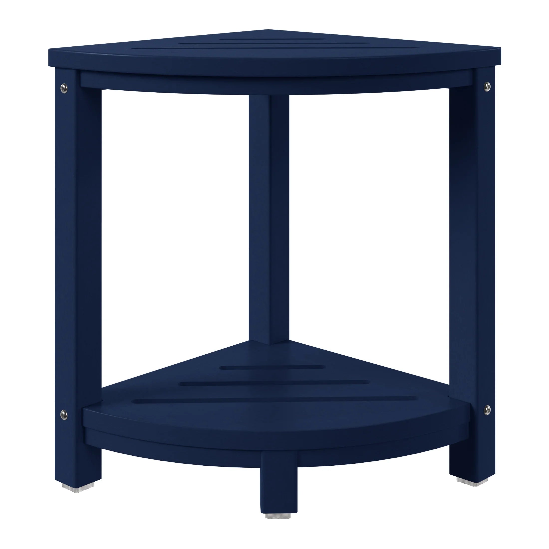Ventura HDPE Plastic Waterproof Shower Corner Bench