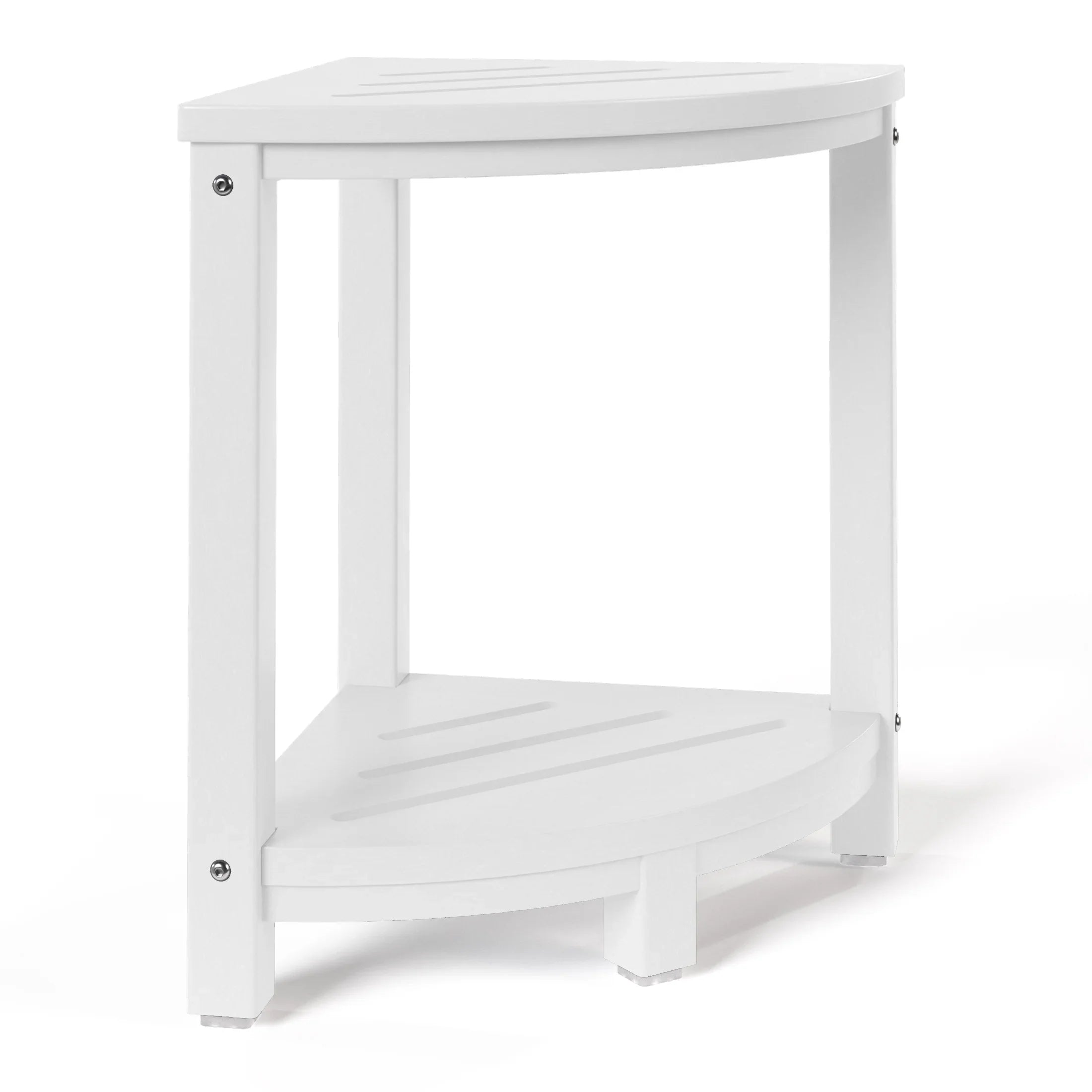 Ventura HDPE Plastic Waterproof Shower Corner Bench