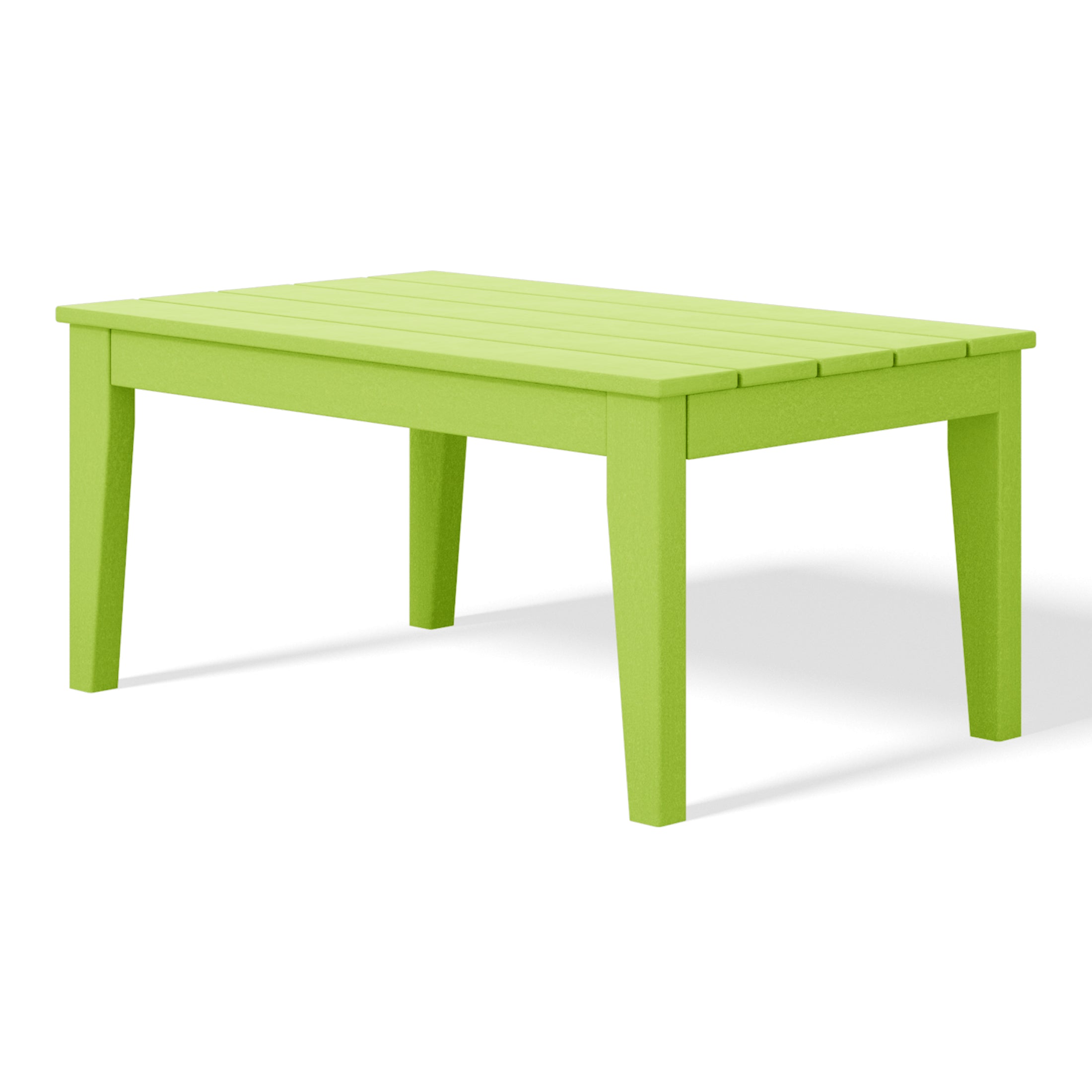 Paradise Low Outdoor HDPE Patio Rectangle Coffee Table