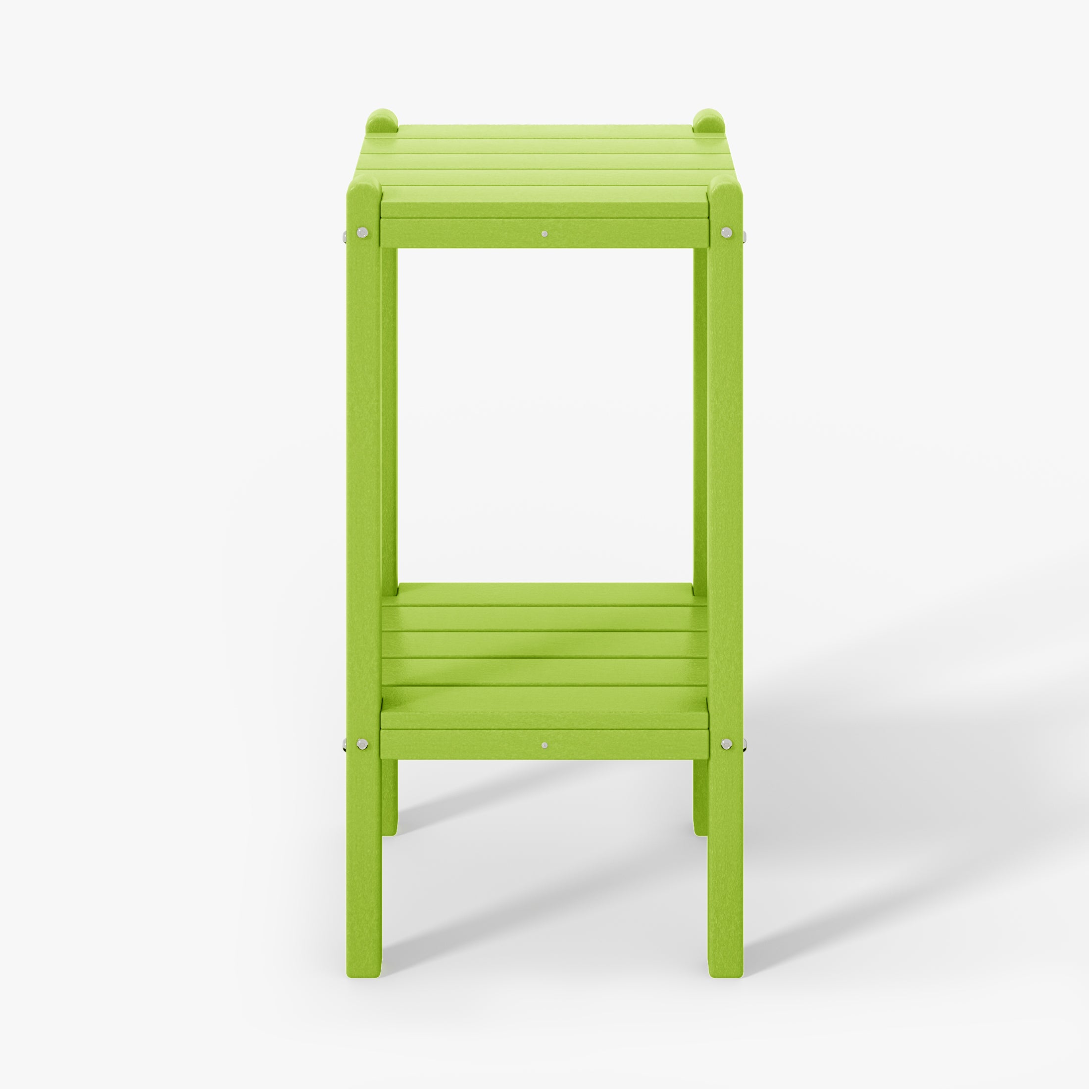 Paradise 36" Outdoor Adirondack HDPE 2-Tier Patio Side Table