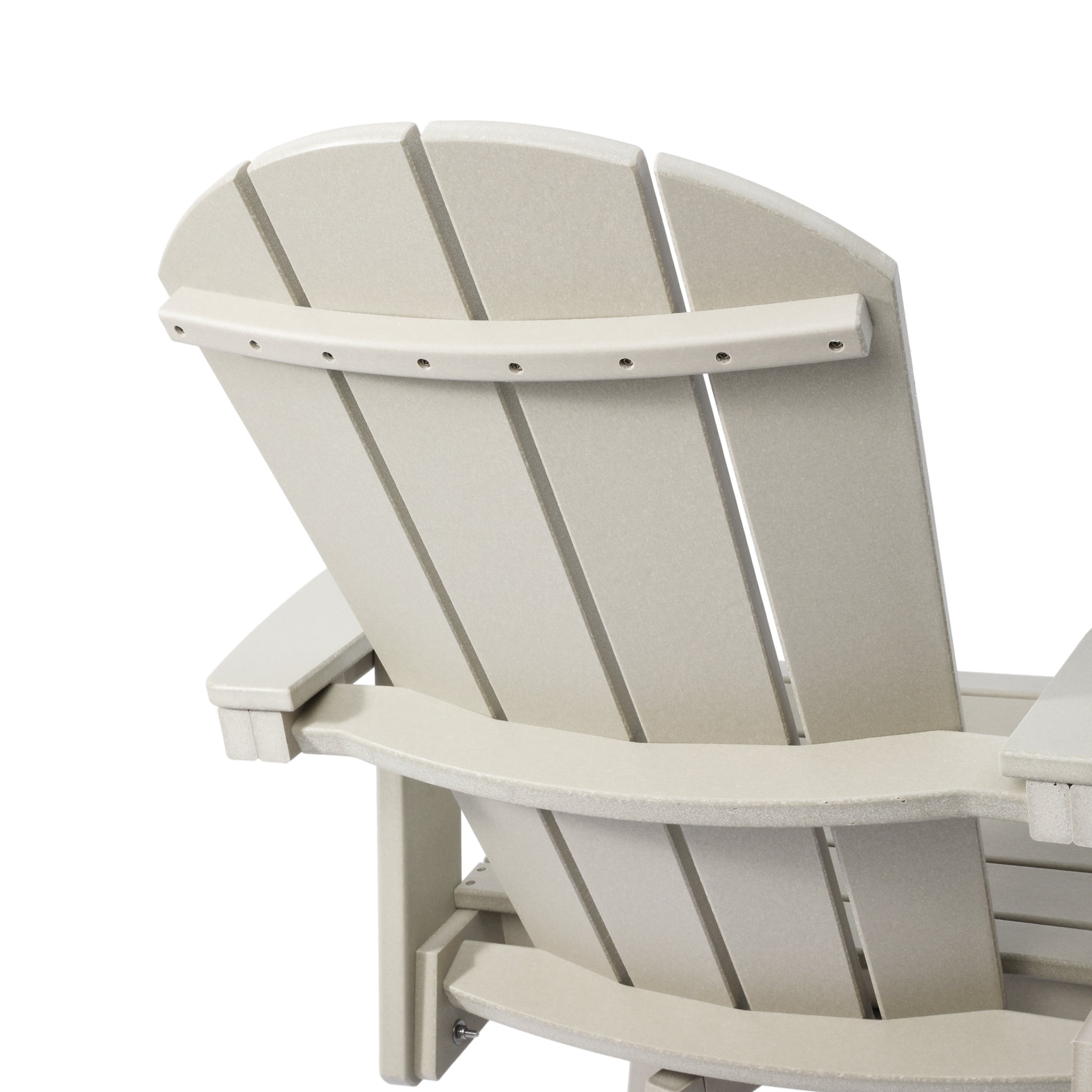 Paradise Outdoor HDPE  Tall Adirondack Counter Height Bar Chair With Cup Holder