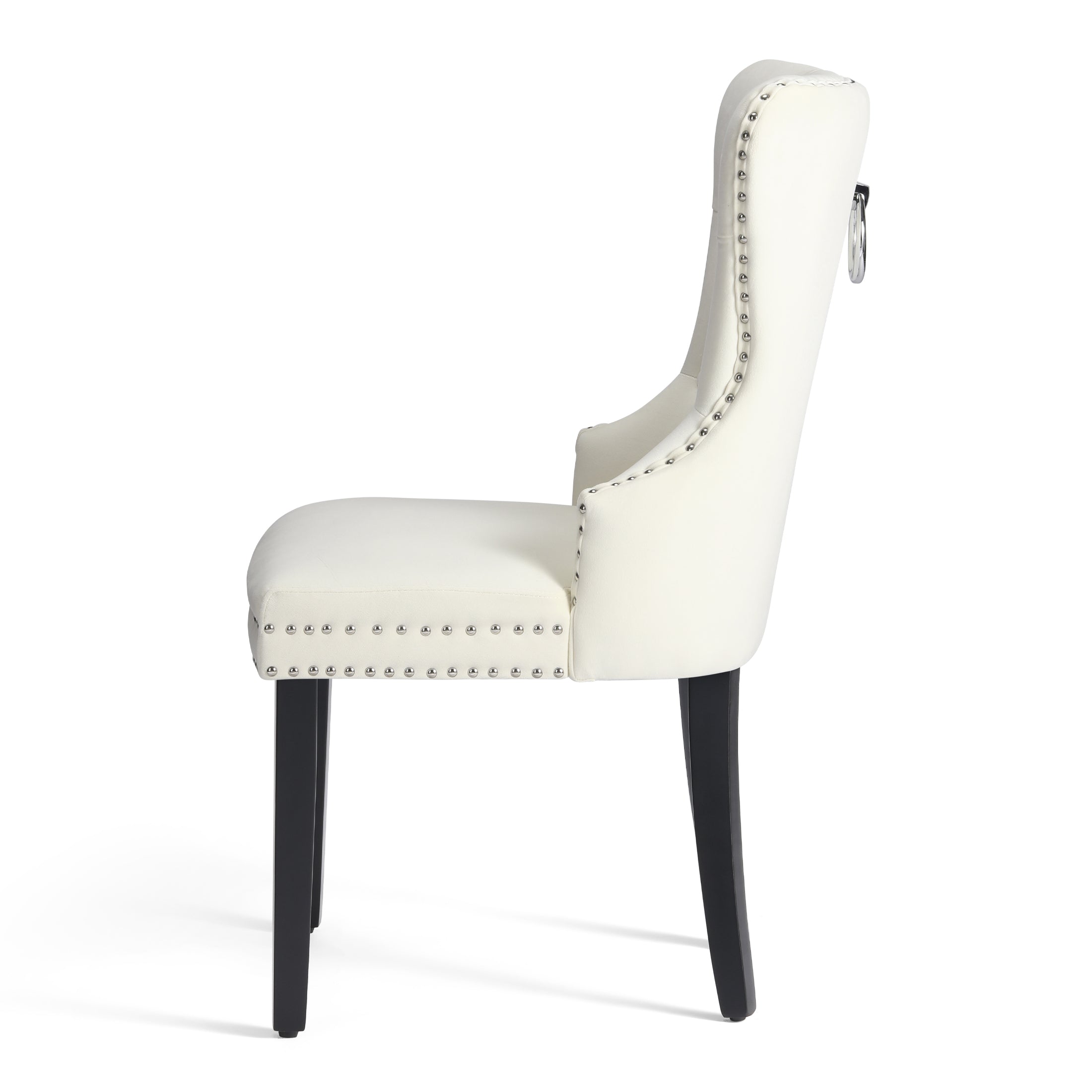 Hank Velvet Upholstered Tufted Dining Chairs (Set of 6)