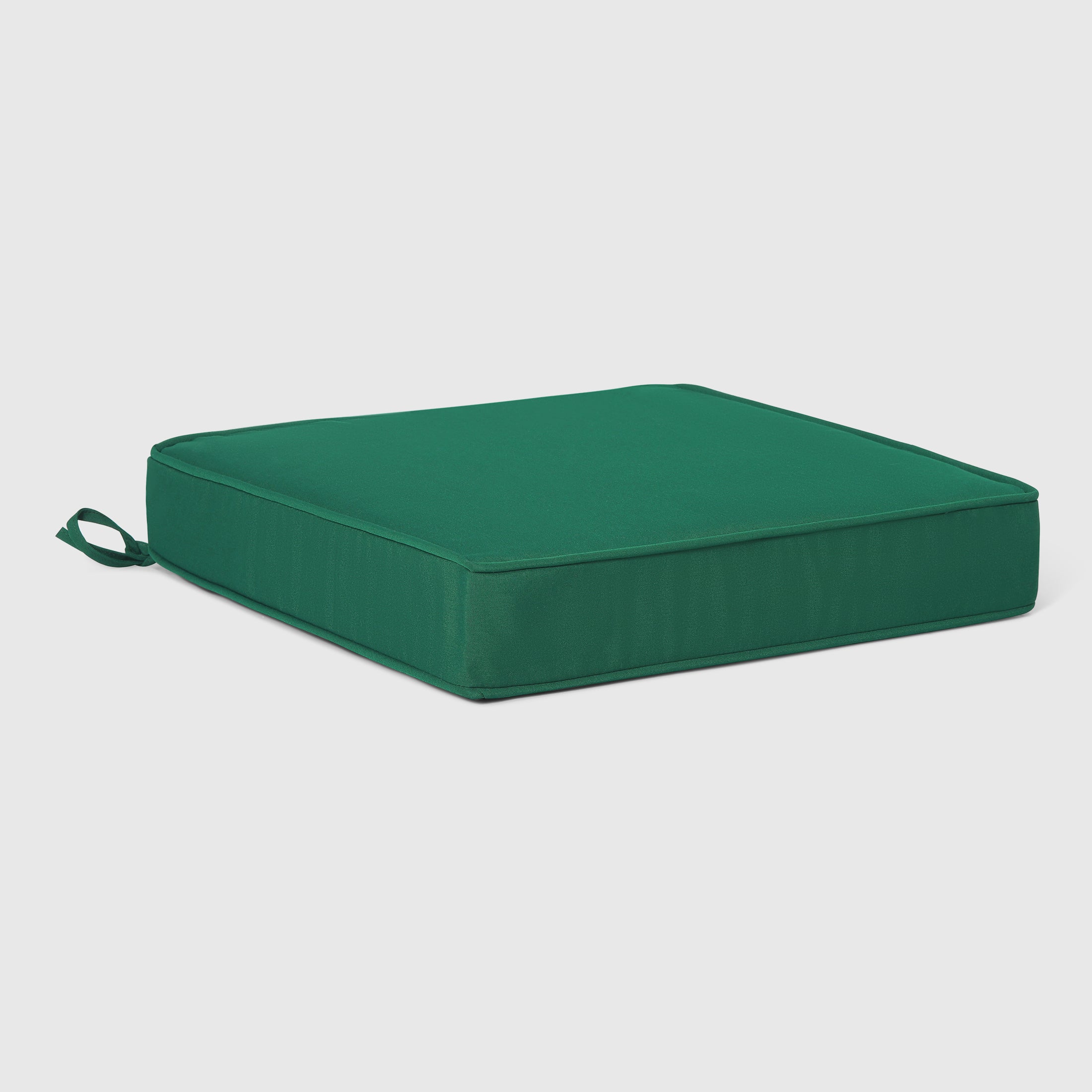 Harmony Outdoor Patio Furniture Seat Chair Square Cushions with Piping. Set of 2, 20" x 19"