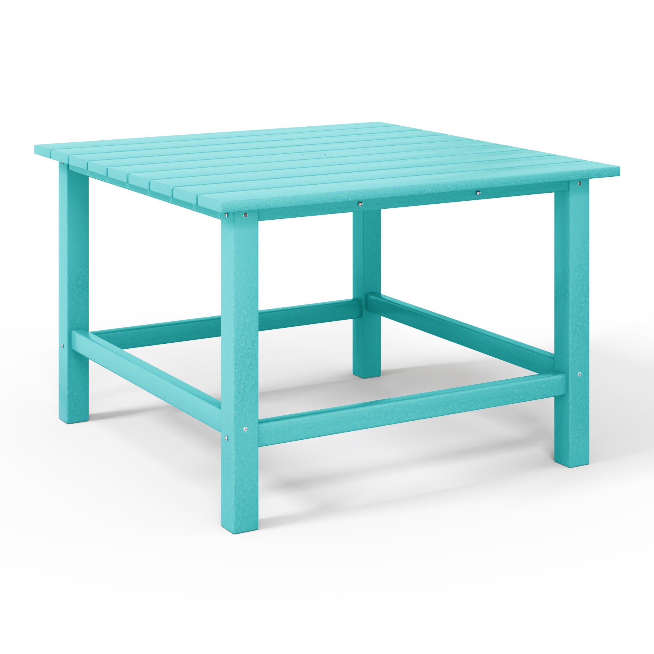Paradise Kids Outdoor Patio Furniture HDPE Square Dining Table