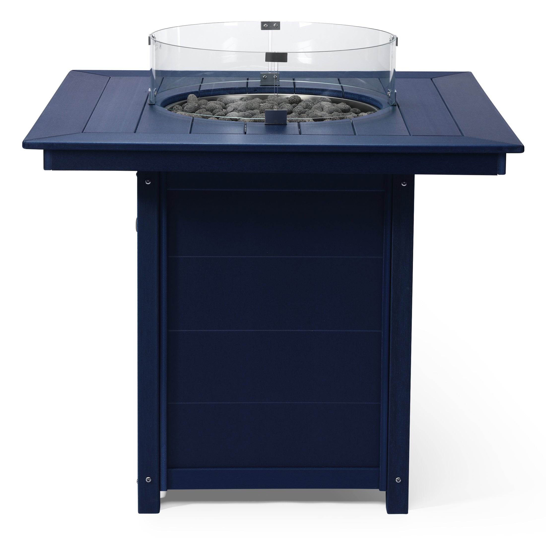 Sol 42" Modern Outdoor Patio Gas Propane Square Fire Pit Table