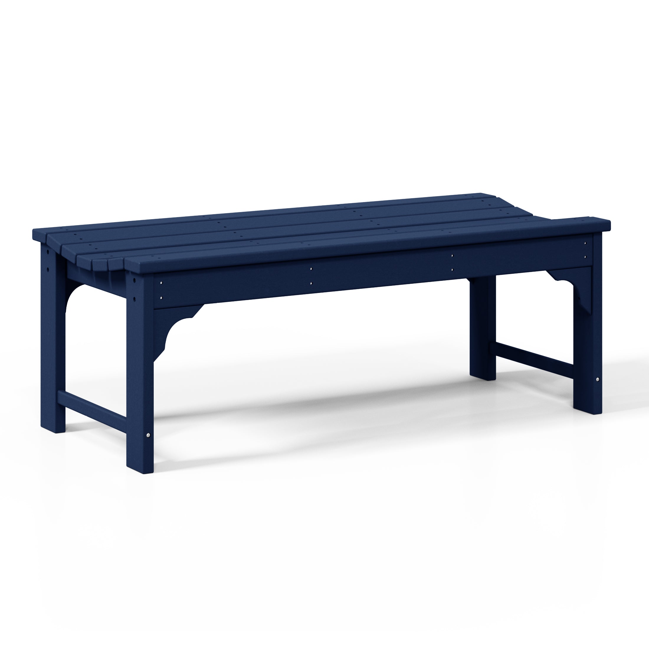 Paradise 48" length backless Poly Wood Outdoor / Garden bench