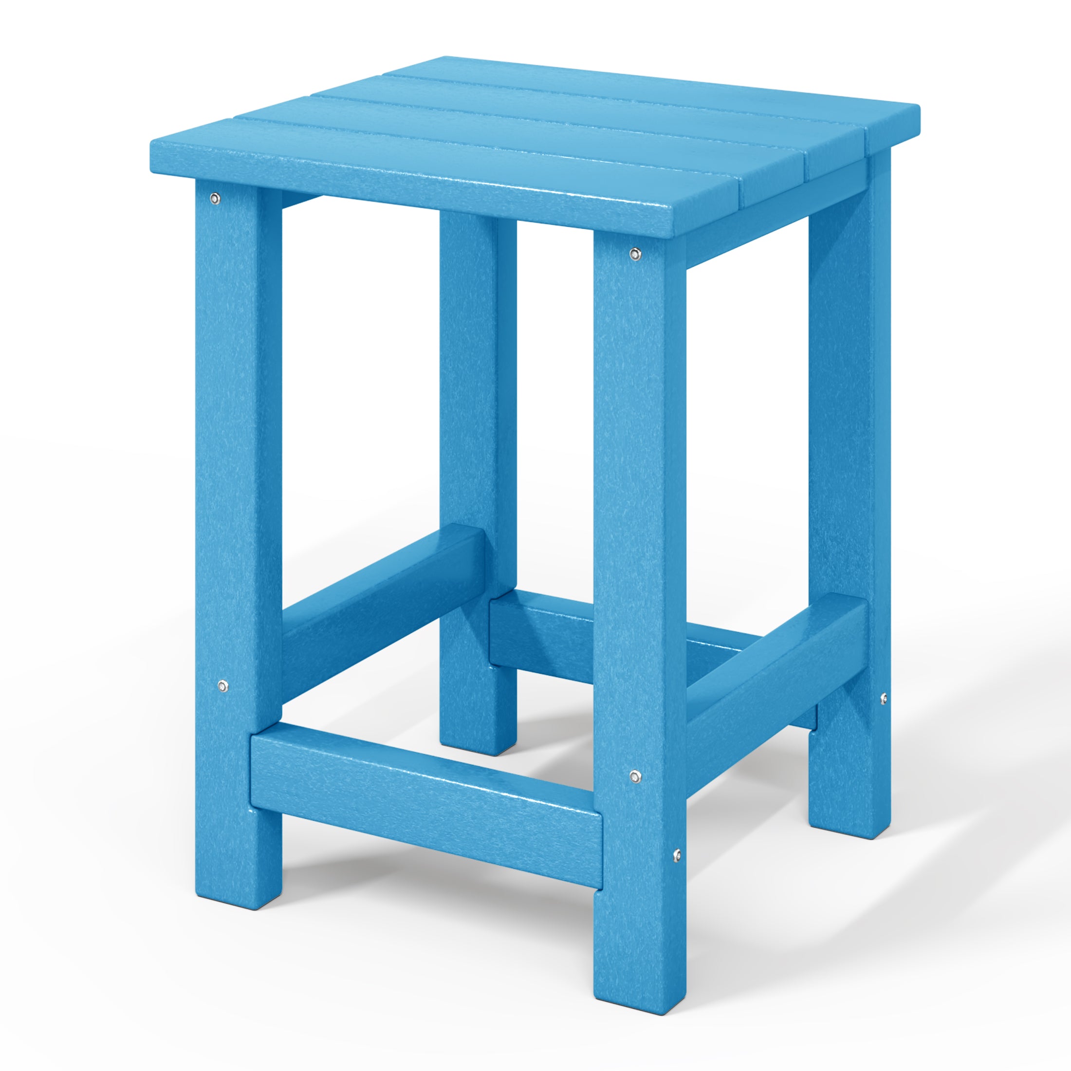 Paradise Kids Outdoor Patio Furniture HDPE Adirondack Square Side Table