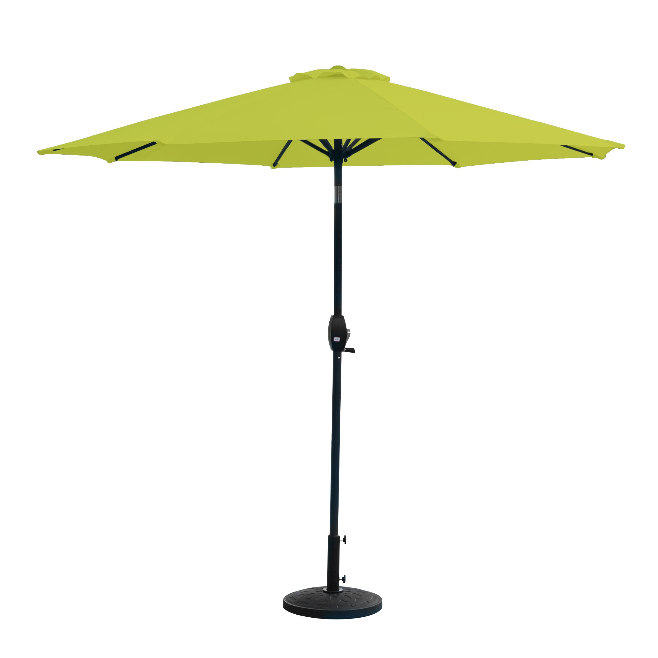 Cabana 9 ft. Patio Table Umbrella with tilt, crank features and free standing weight base kit