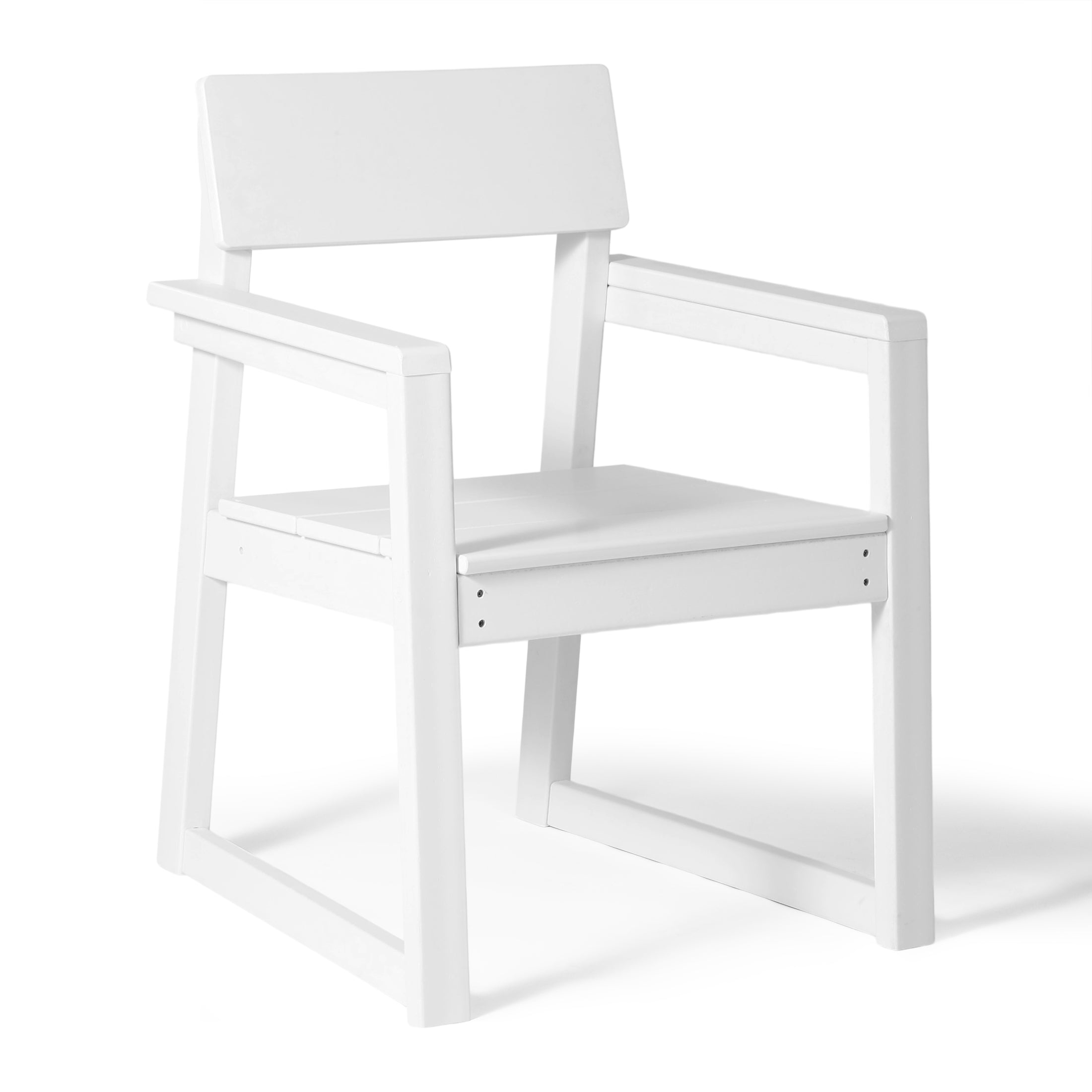 Cambria Modern HDPE Outdoor Patio Dining Arm Chairs (Set of 2)