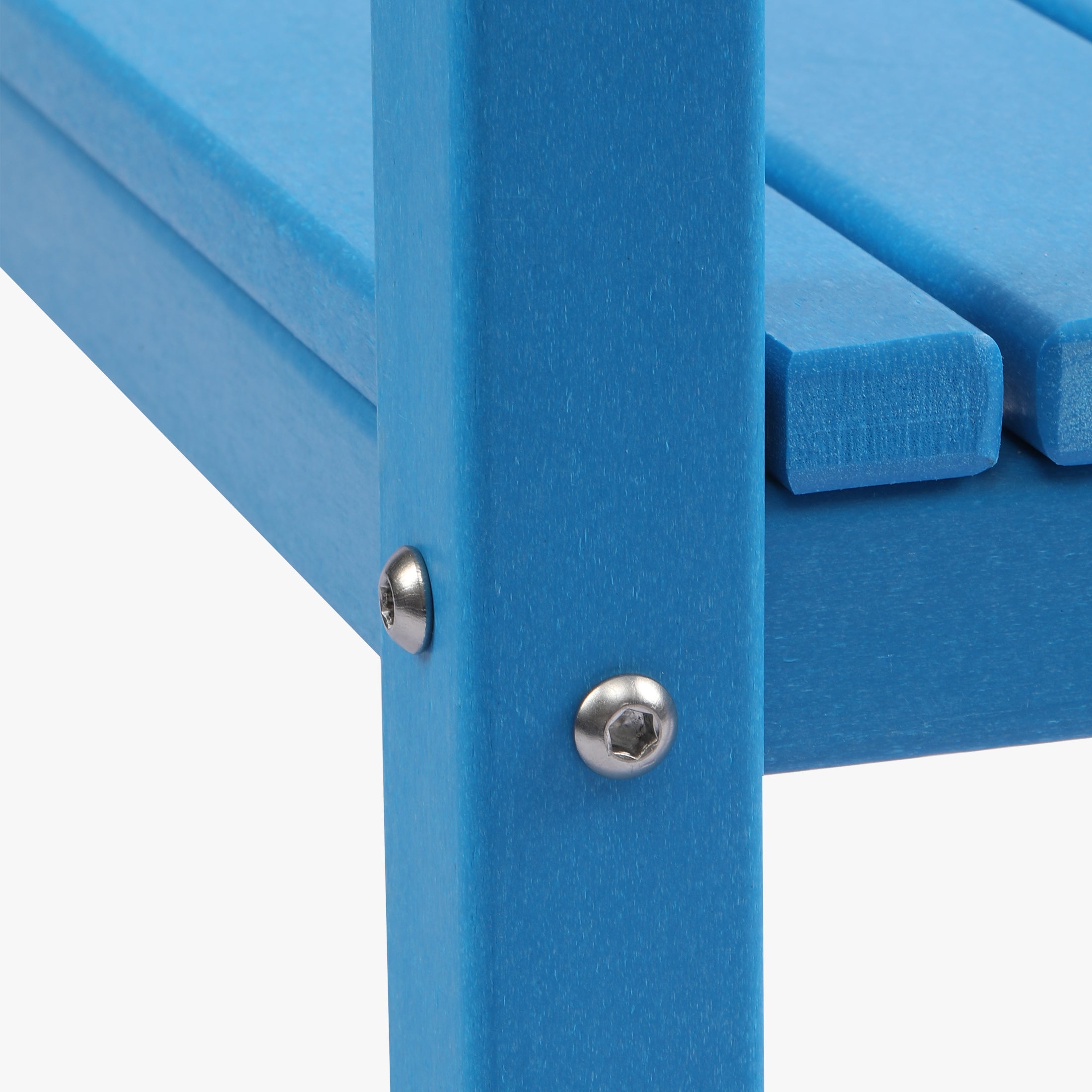 Paradise 36" Outdoor Adirondack HDPE 2-Tier Patio Side Table