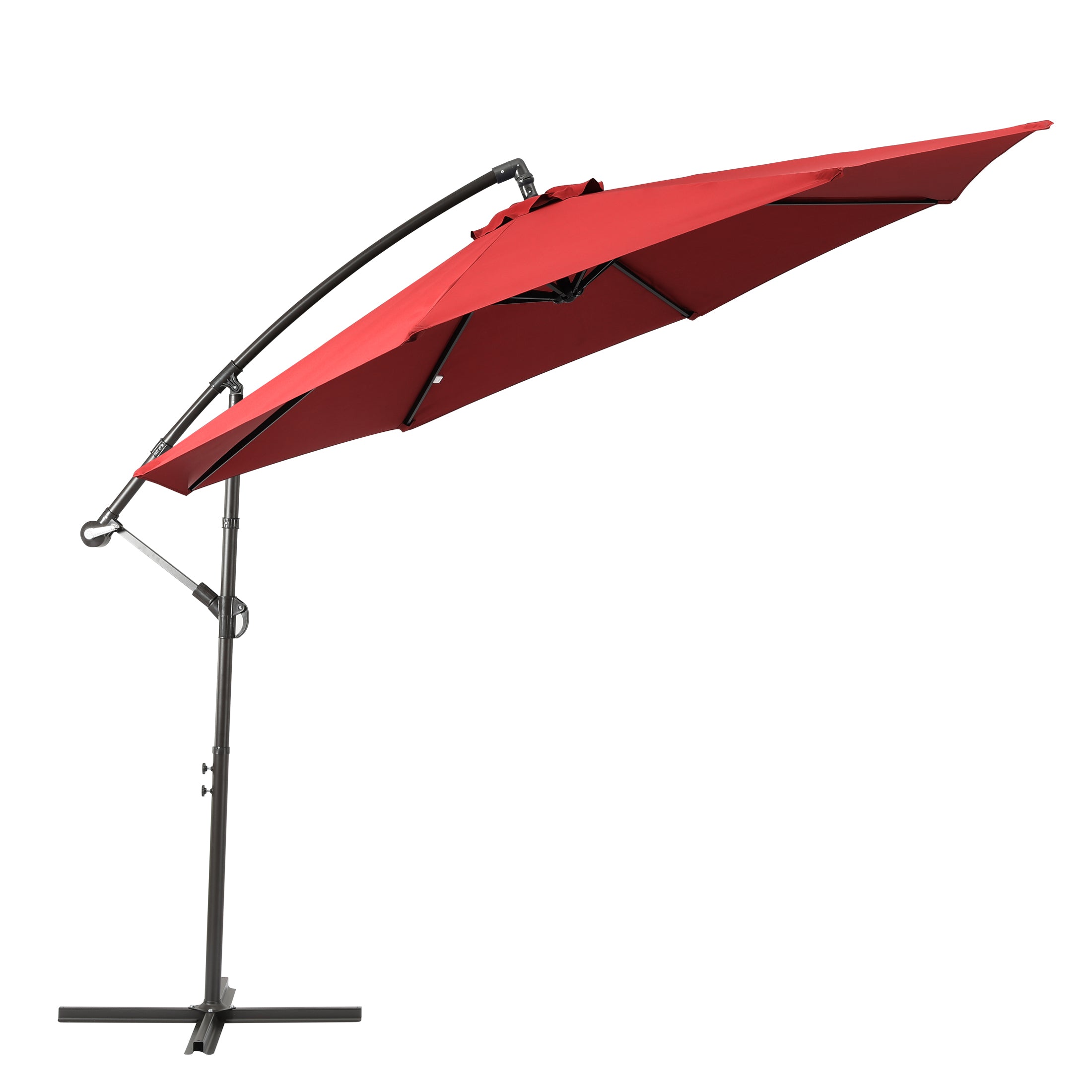 Elm 10 ft. Outdoor / Patio Cantilever Hanging Umbrella