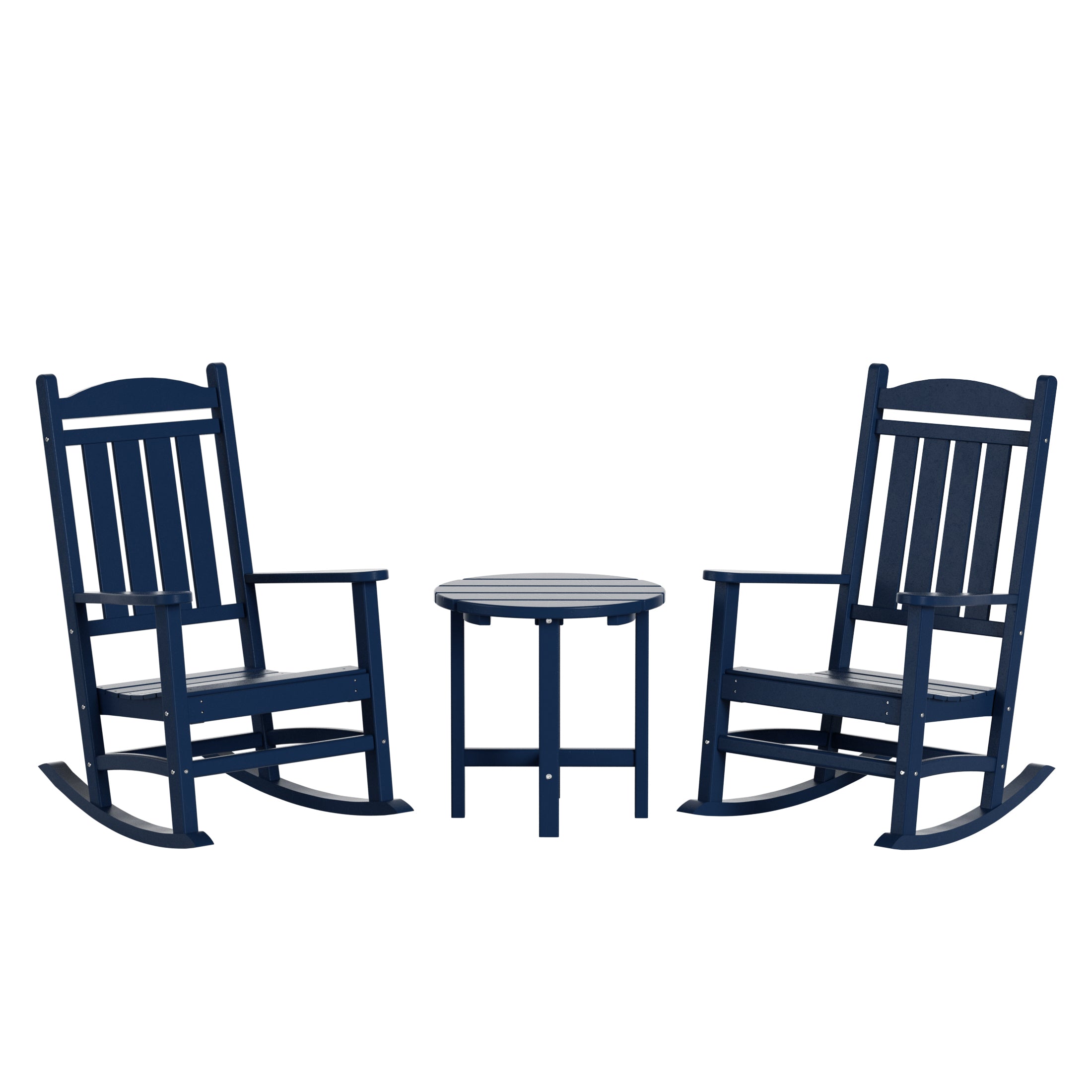 Paradise 3-Piece set Outdoor / Patio rocking chairs with a side table ( 2 seater )