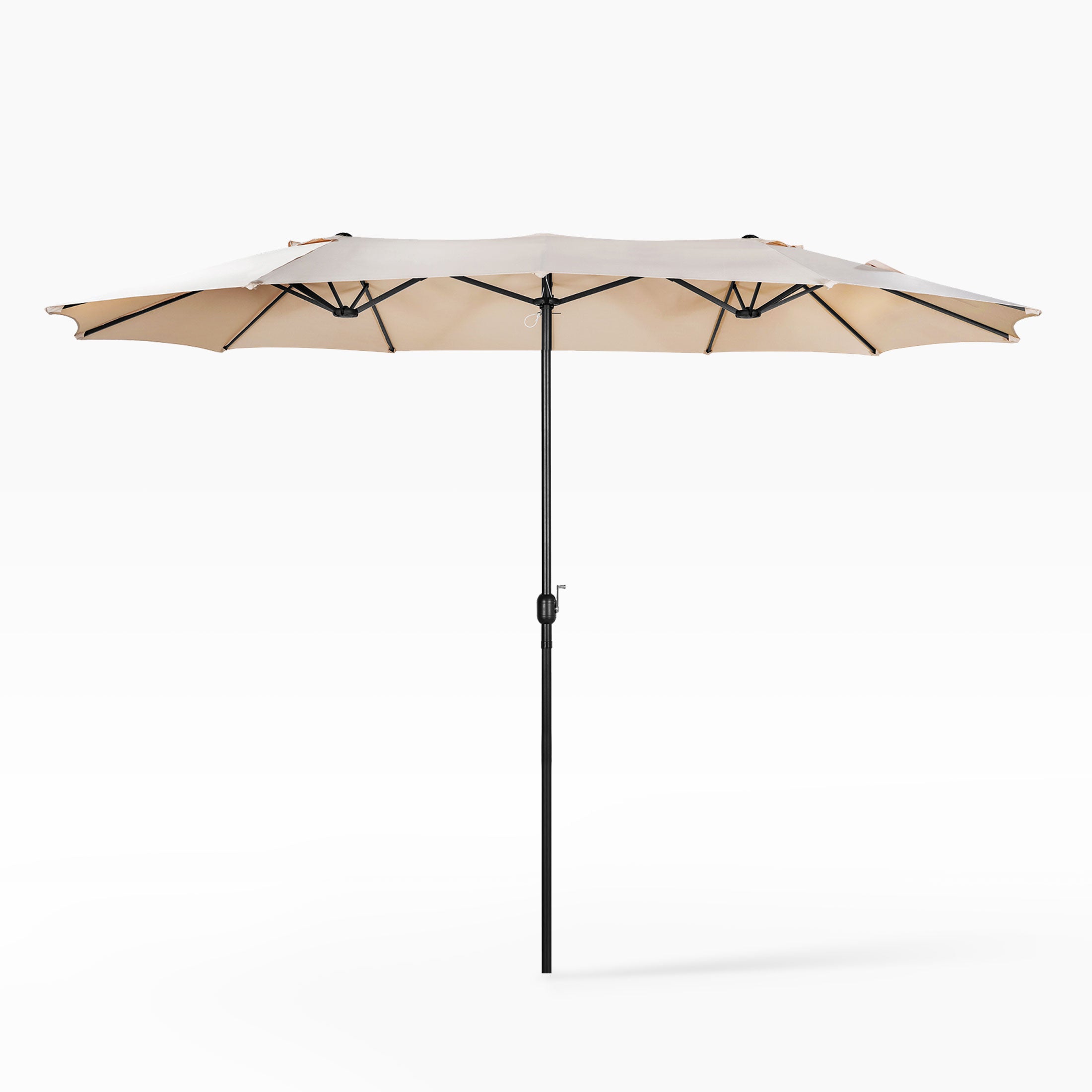 Easton Twin 15 x 9 ft. retangular shape Market / Outdoor dining table umbrella