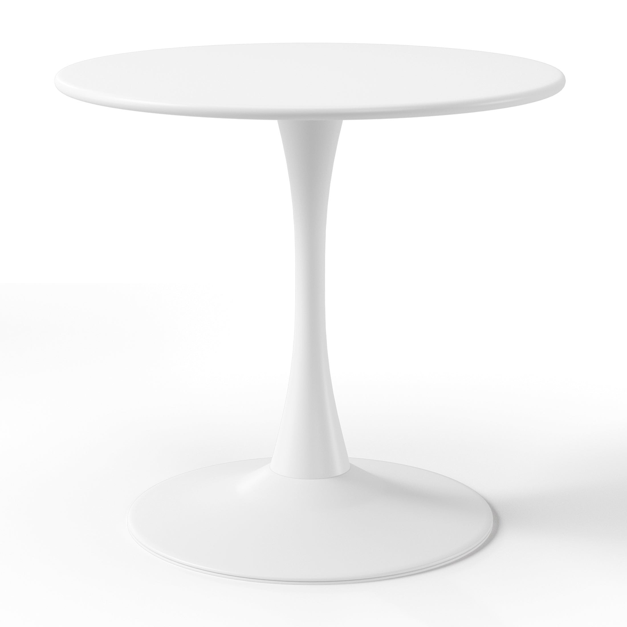 Sunshine 31.5" Round Outdoor Indoor Metal Cocktail Dining Table