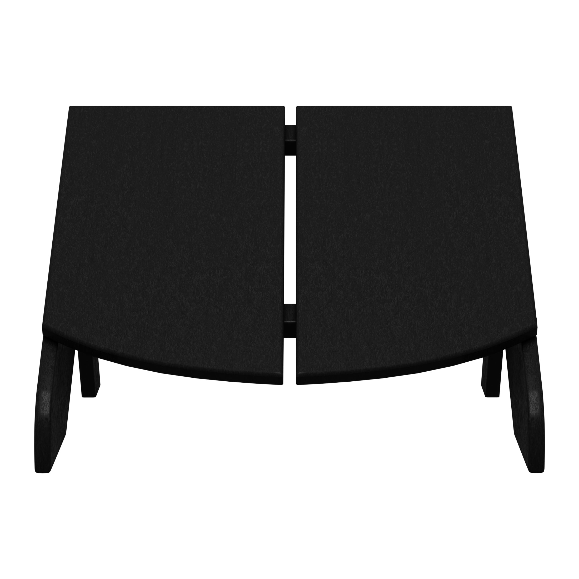 Seaview Modern HDPE Plastic Folding Patio Adirondack Ottoman