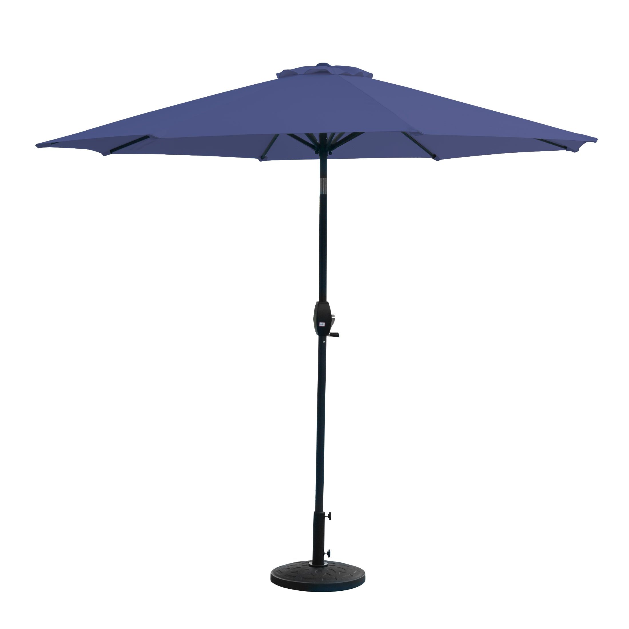 Cabana 9 ft. Patio Table Umbrella with tilt, crank features and free standing weight base kit