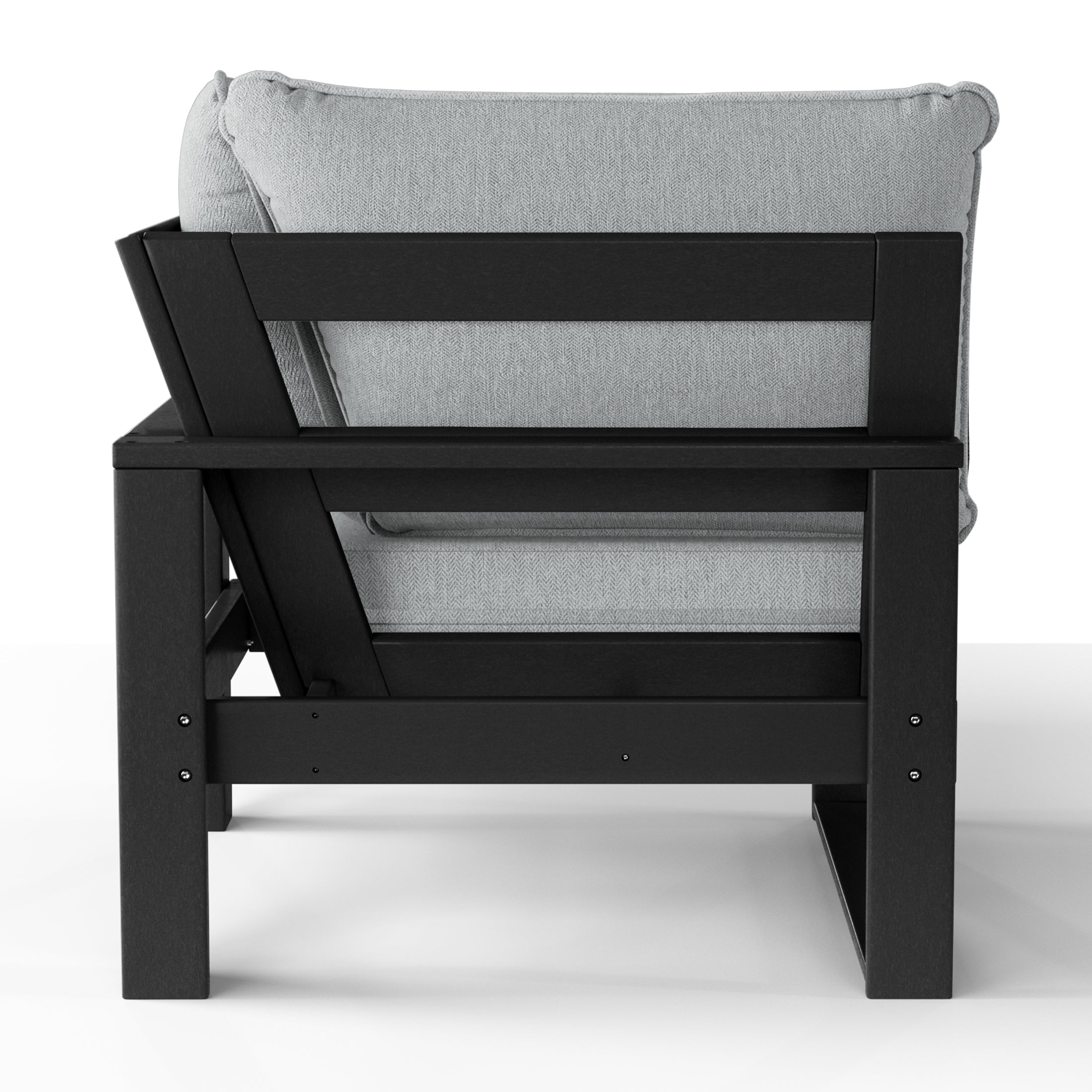 Rockaway Outdoor HDPE Sectional Corner Sofa Seat with Water-Proof Cushions