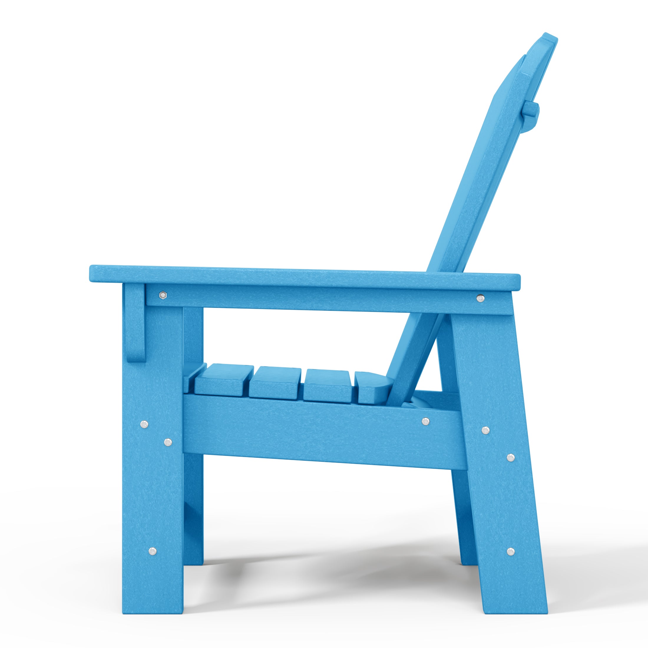Paradise Kids Outdoor Adirondack Plastic Patio Chair (Set of 2)