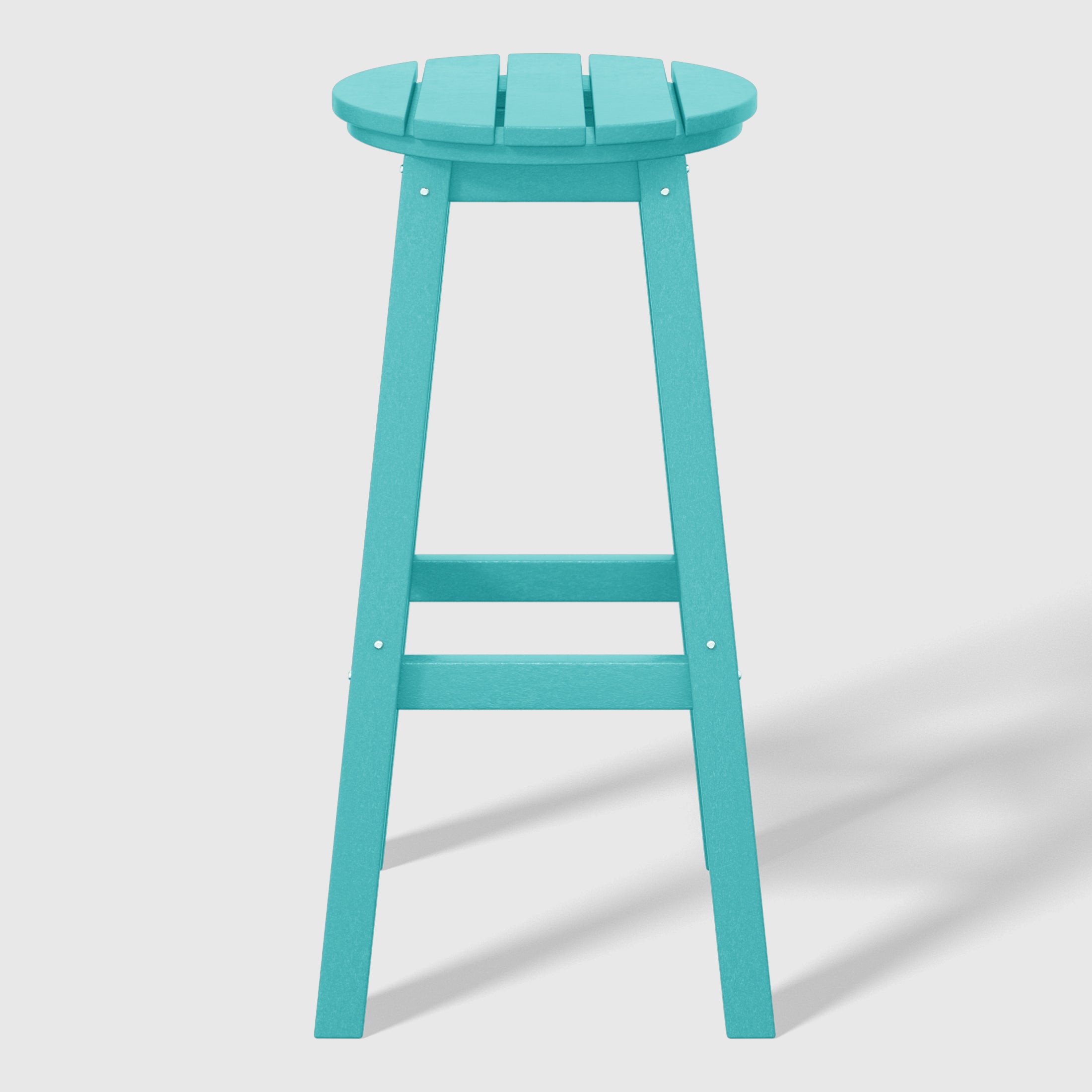 Paradise 29" HDPE Outdoor Patio Round Bar Stool Set of 2