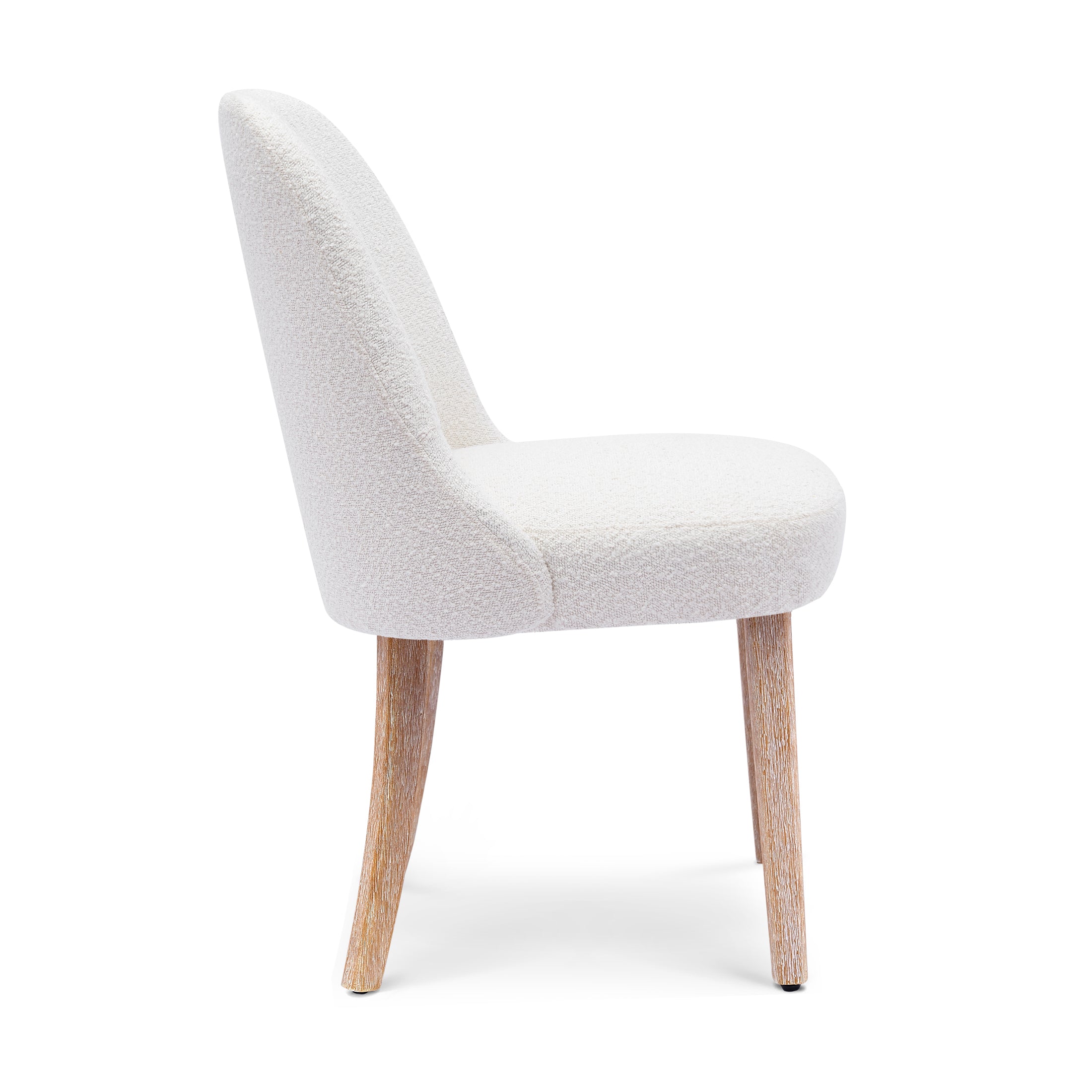 Amélie Mid-Century Modern Upholstered Boucle Dining Chair (Set of 6)
