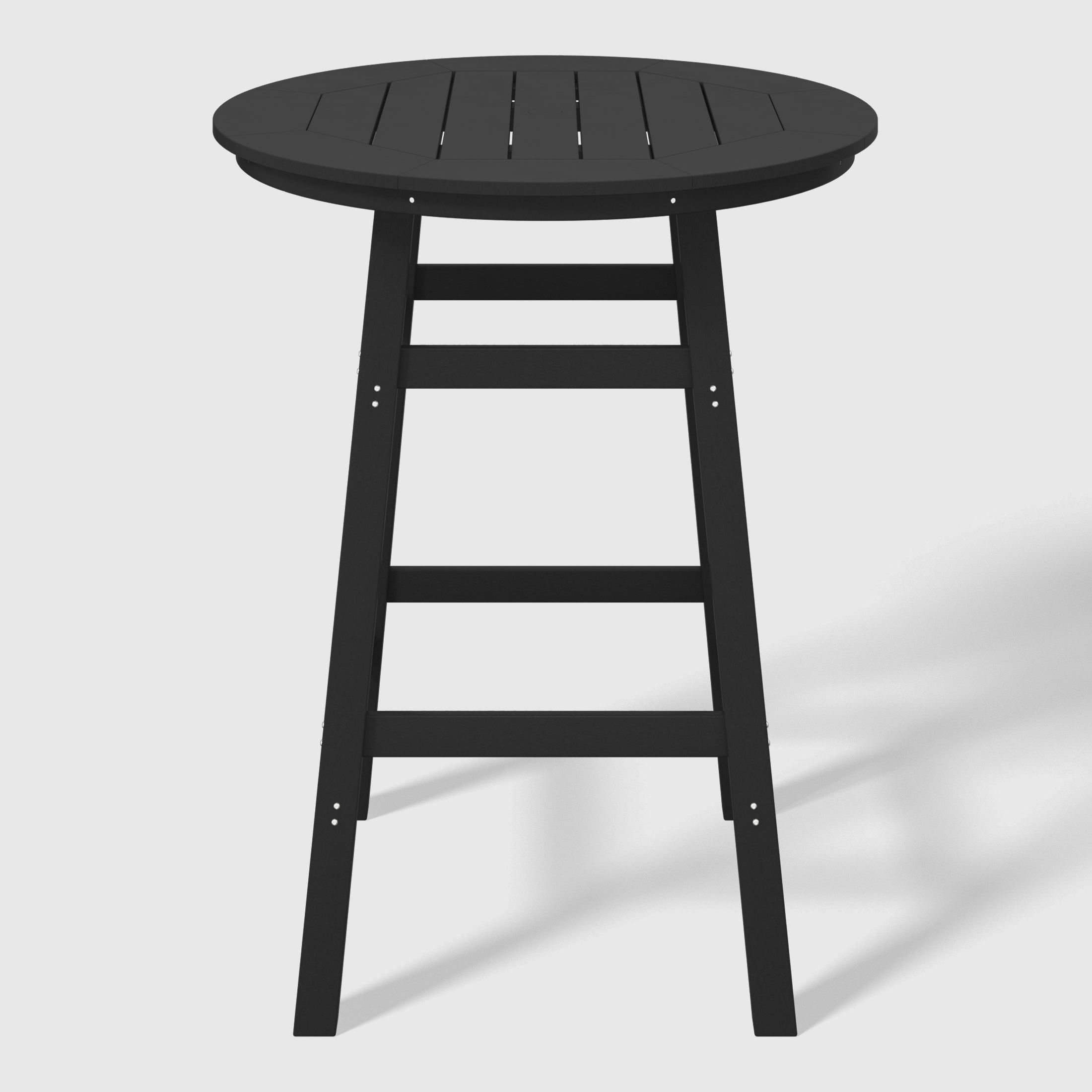 Paradise Outdoor 35" HDPE Round Patio Bar Height Table