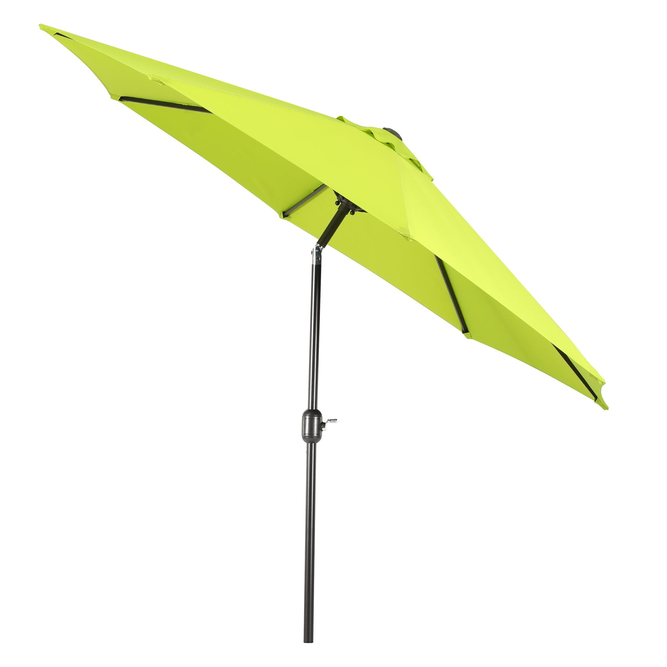 Cabana 9 ft. Patio Table Umbrella with Bronze color round free standing weight base kit