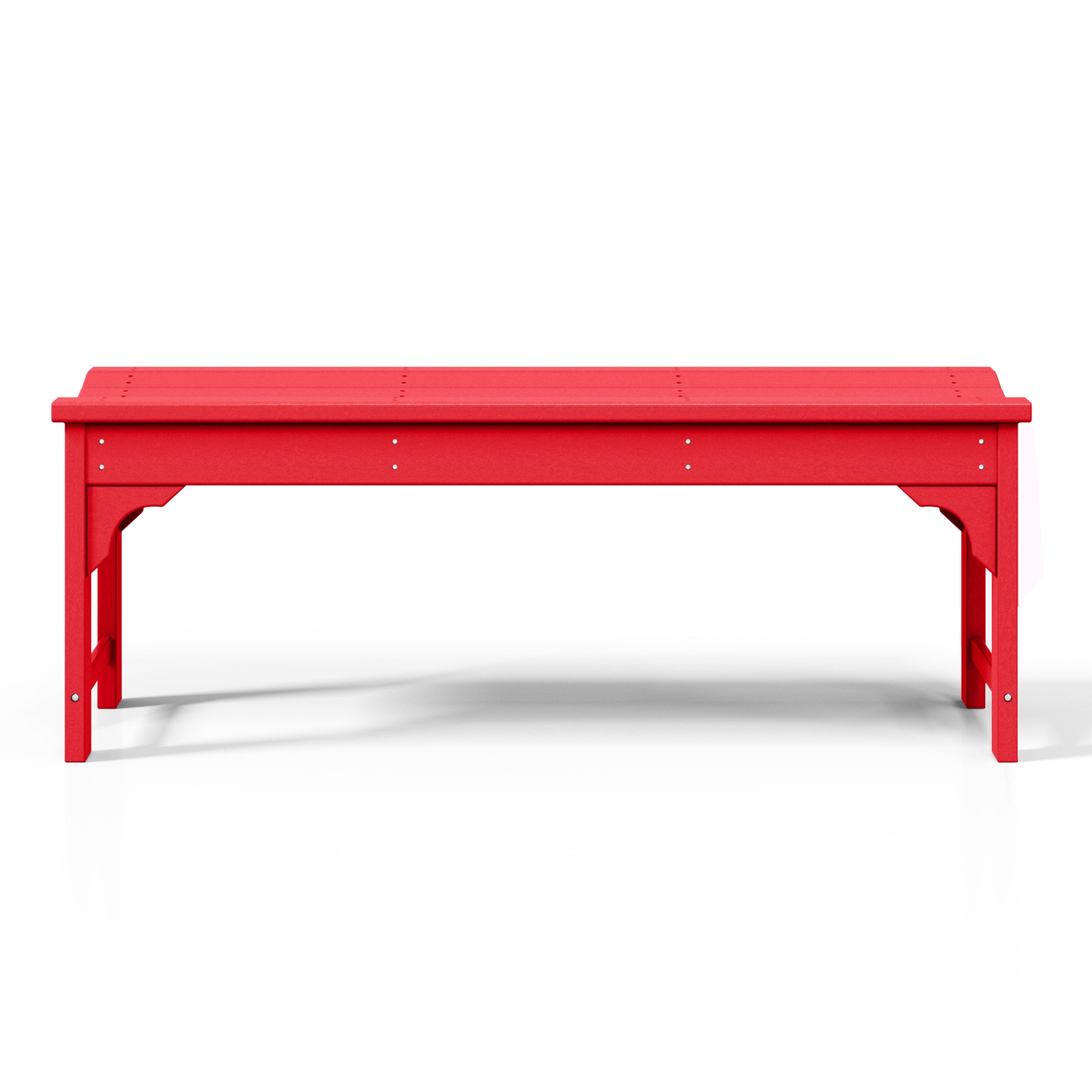 Paradise 48" length backless Poly Wood Outdoor / Garden bench