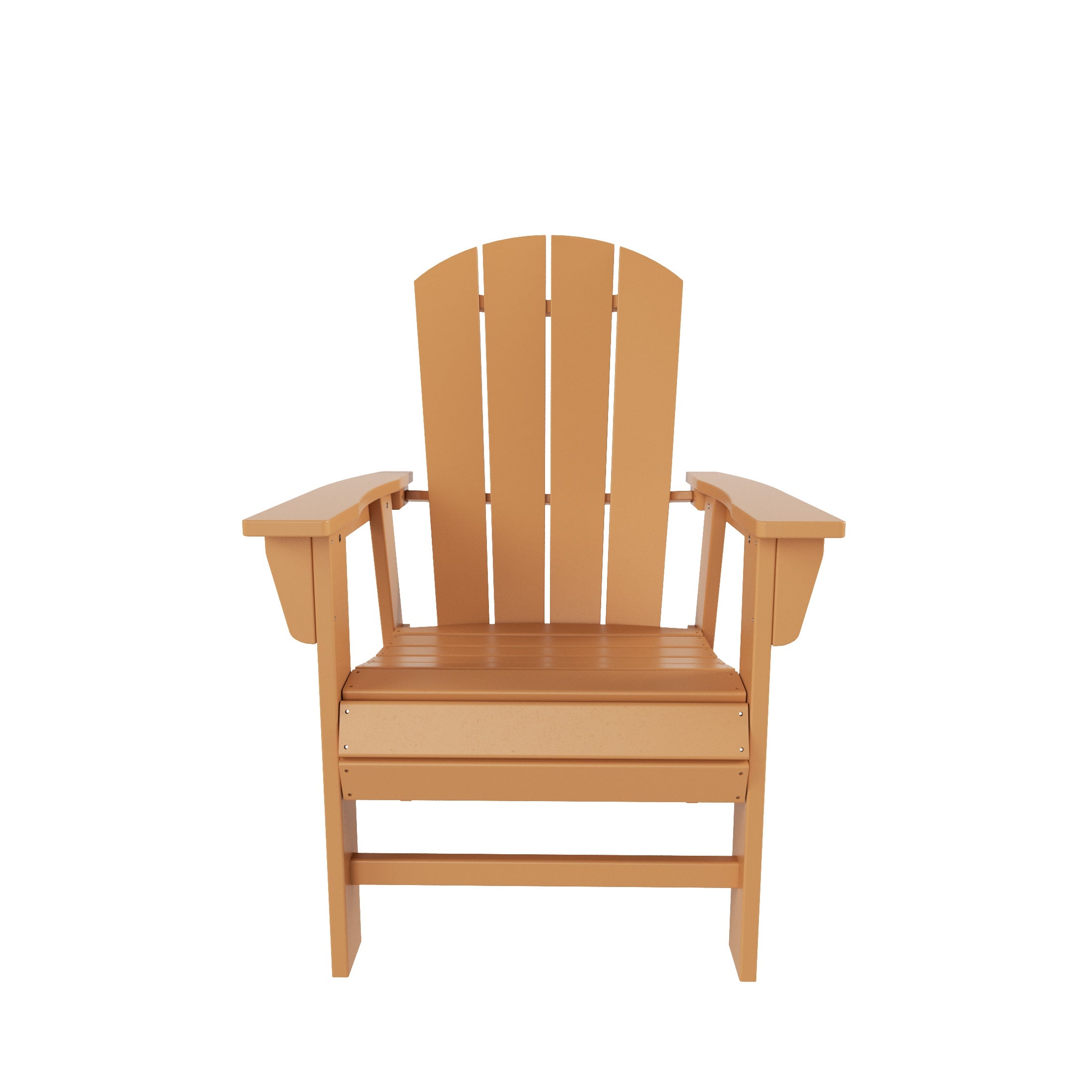Paradise Malibu Outdoor Patio HDPE Plastic Adirondack Dining Chair
