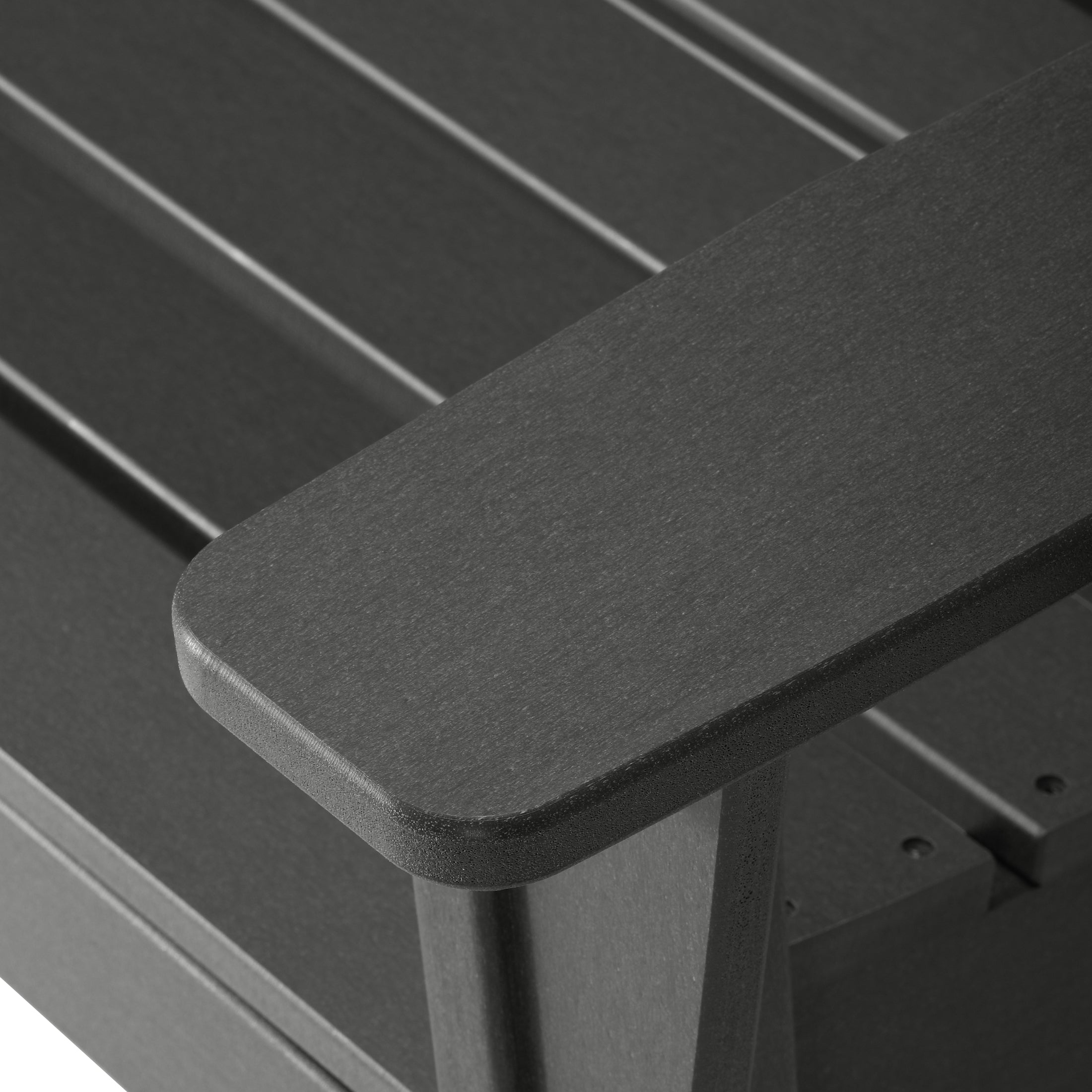 Savannah Outdoor Patio 49" HDPE Adirondack Garden Bench