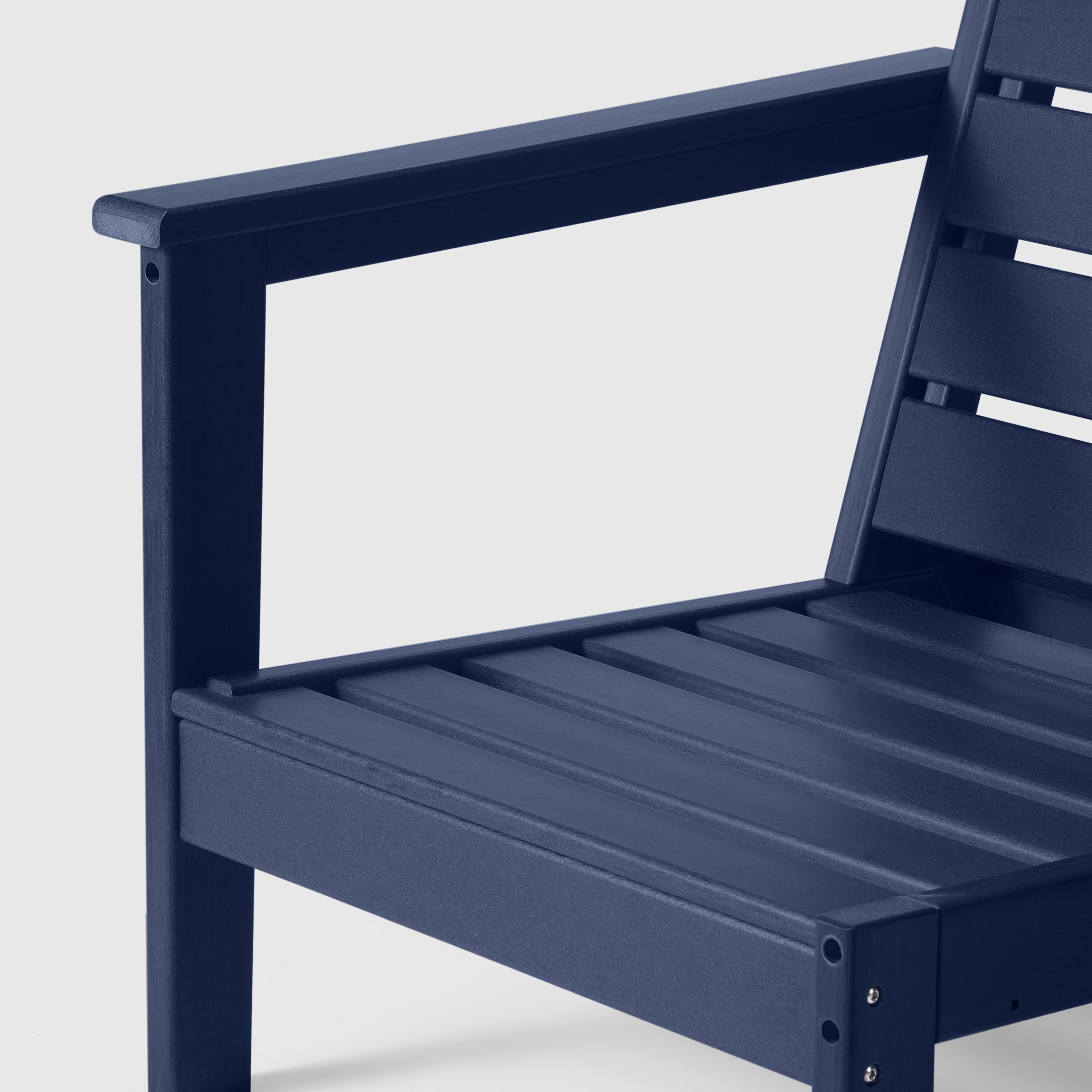 Portsmouth Outdoor Patio HDPE Left Arm Facing Deep Seating Corner Chair