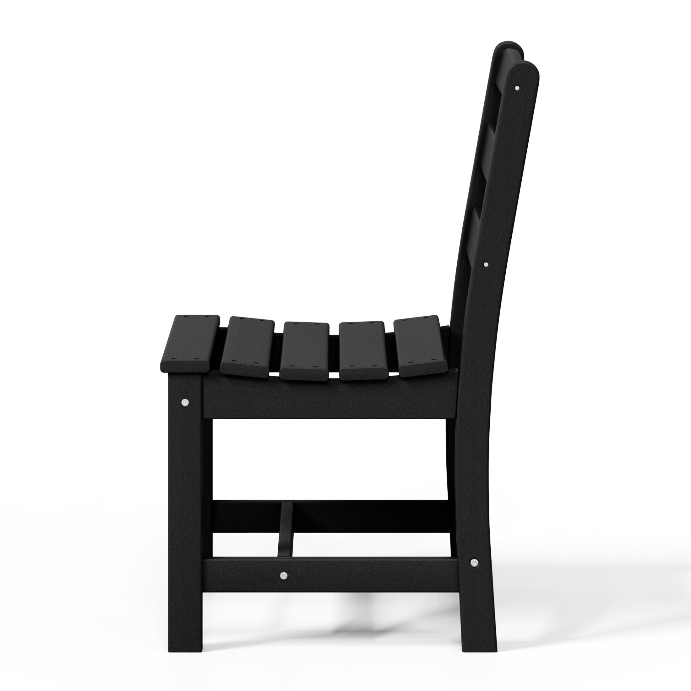 Palms Outdoor HDPE Patio Classic Armless Dining Side Chair